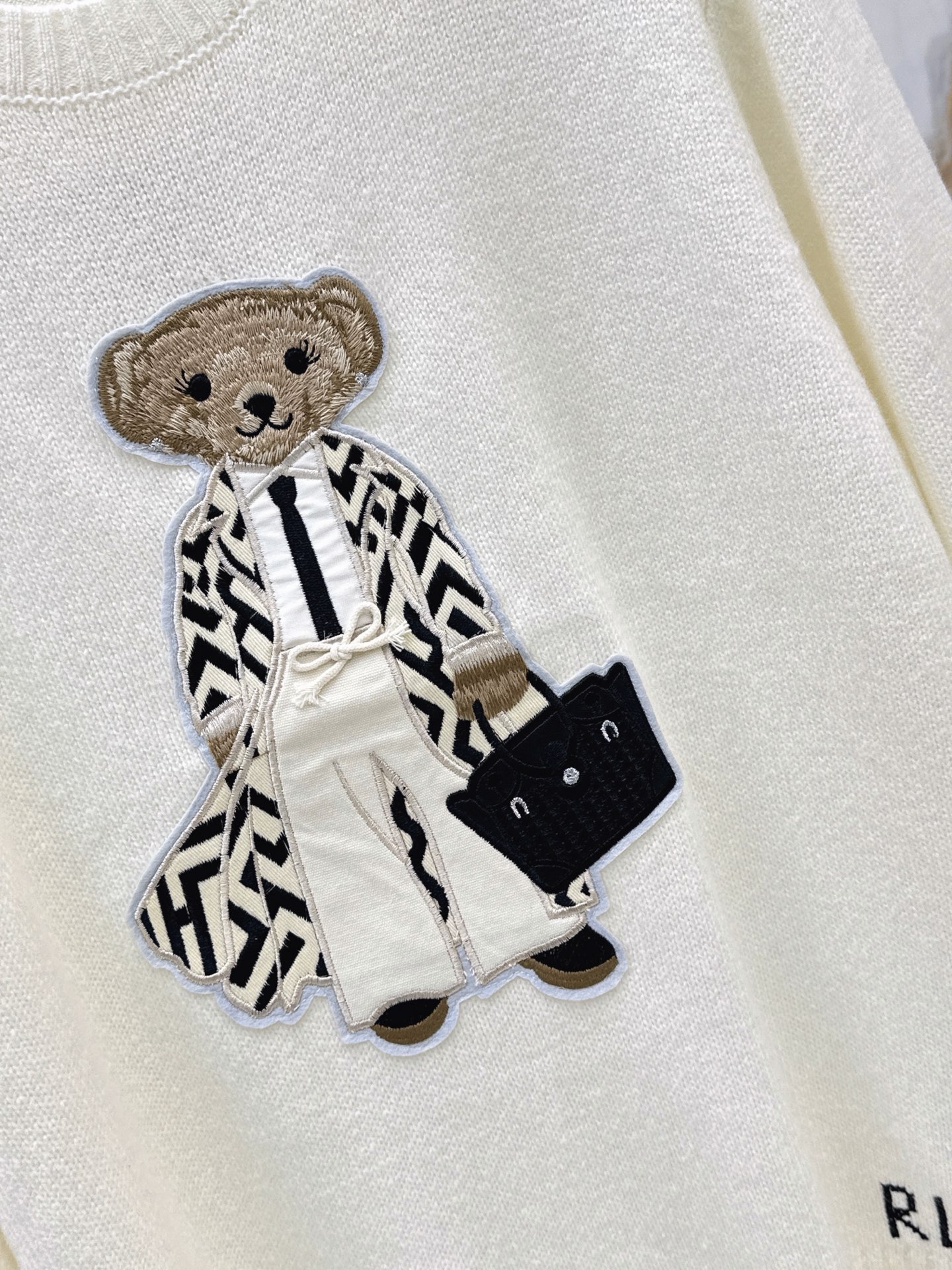 Ralp 26fw embroidery sweater