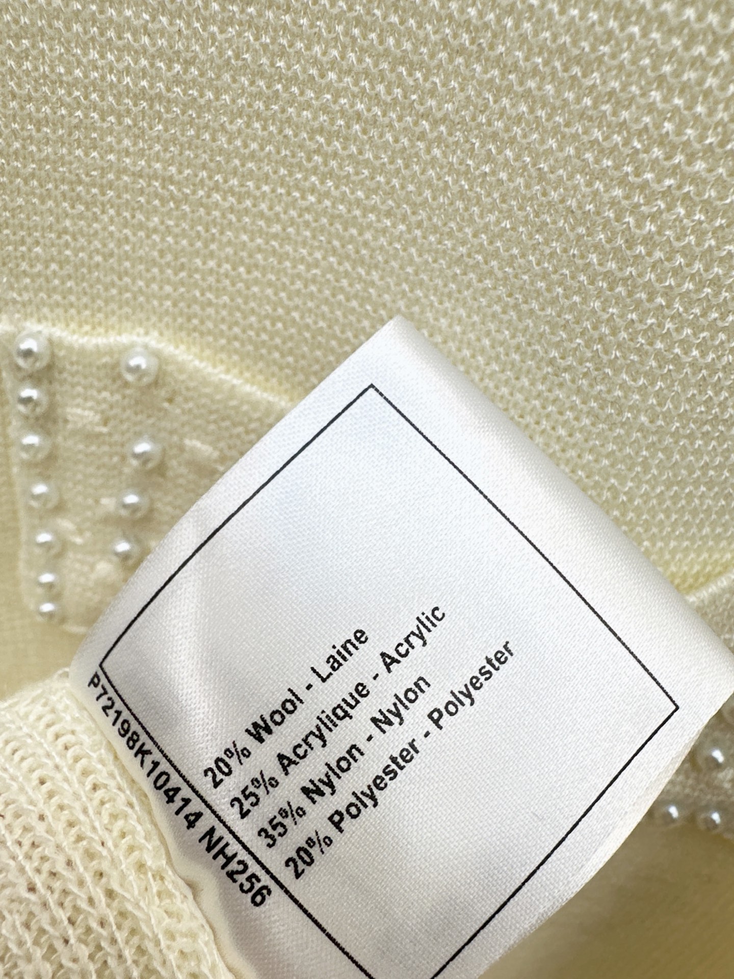 Chan 26fw sleeveless beading knit dress