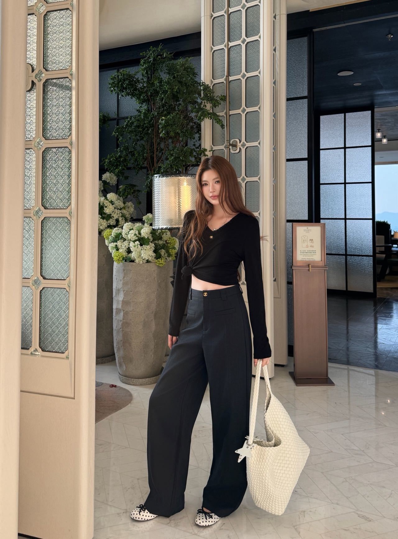 Chan 26fw wide-leg pants