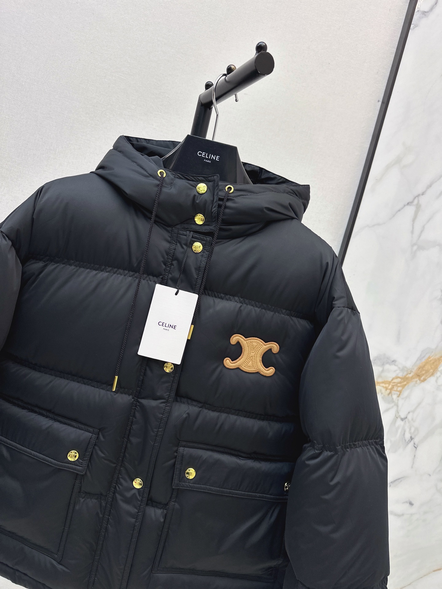 Celi 26fw hooded down jacket