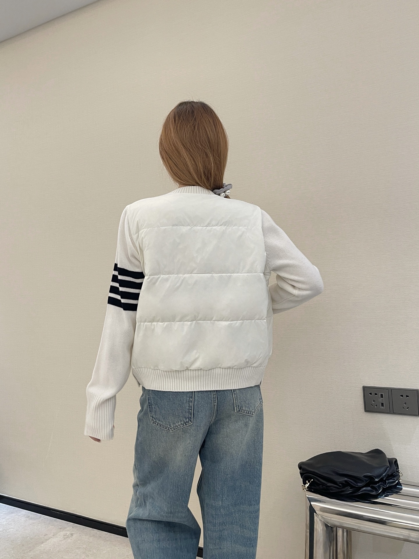 Thom 26fw wool contract down jacket