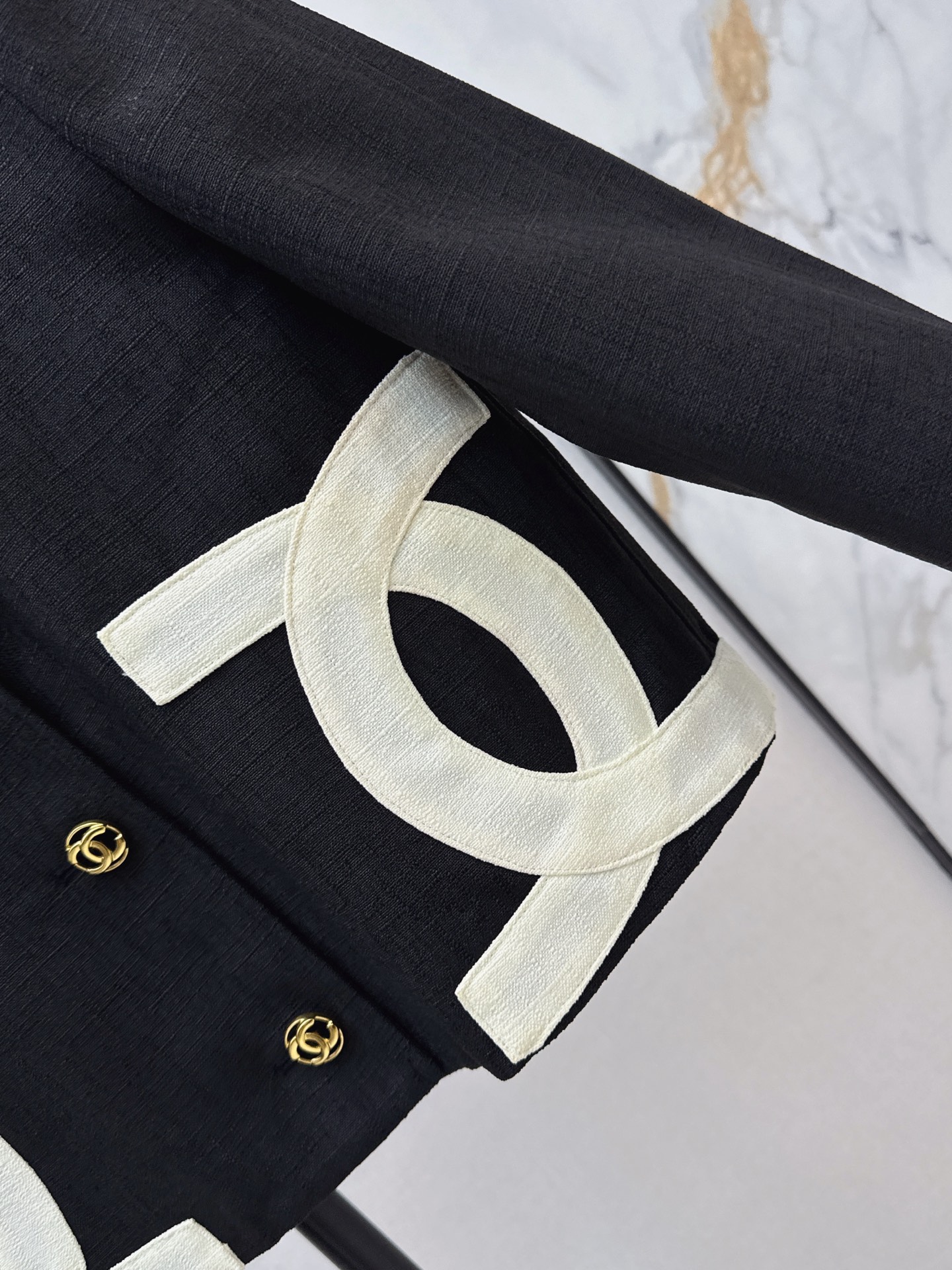 Chan 26fw cropped woven jacket