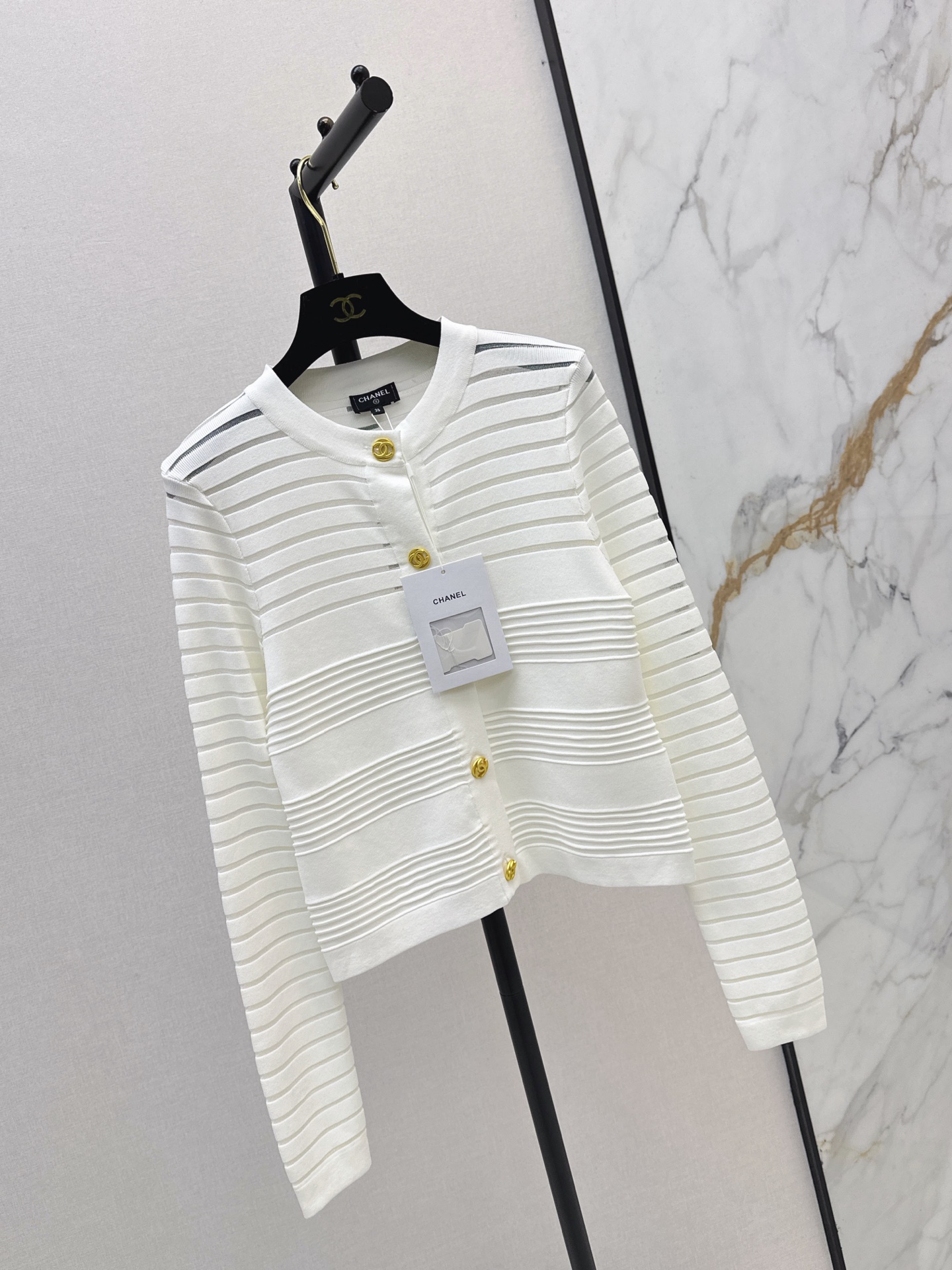 Chan 26fw jacquard crdigan