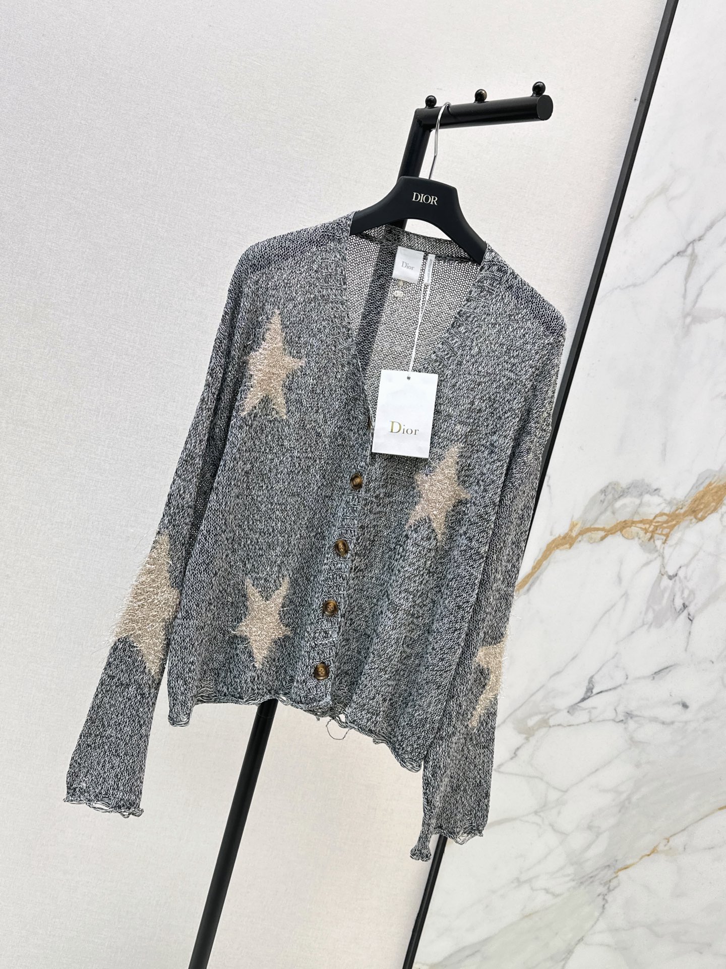 CD 26fw jacquard knit cardigan
