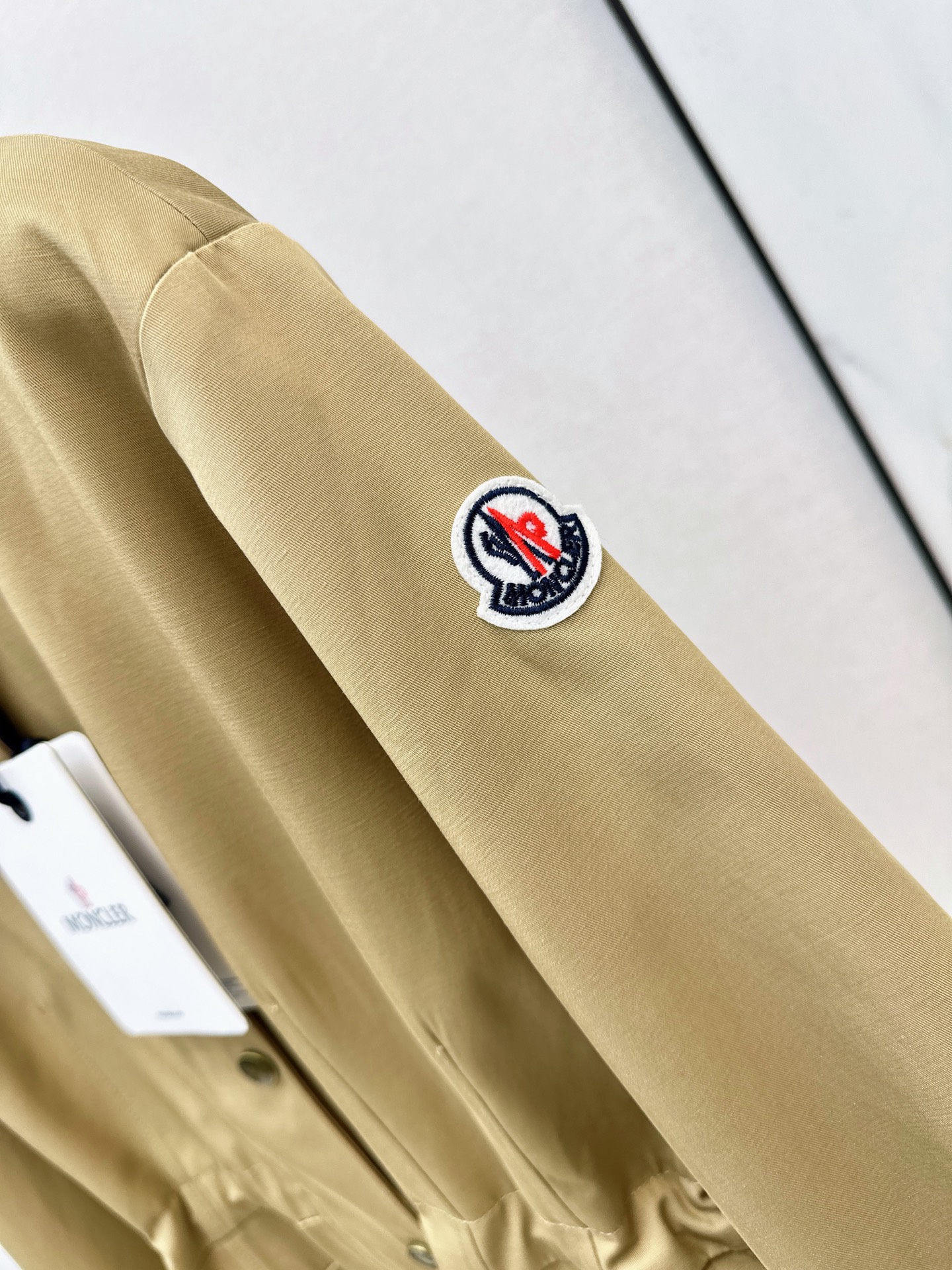 Monc 26fw hooded drawstring trench coats