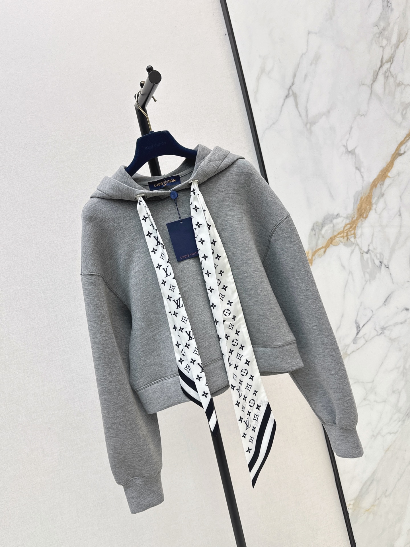 Loui 26fw print scraf  hoodies
