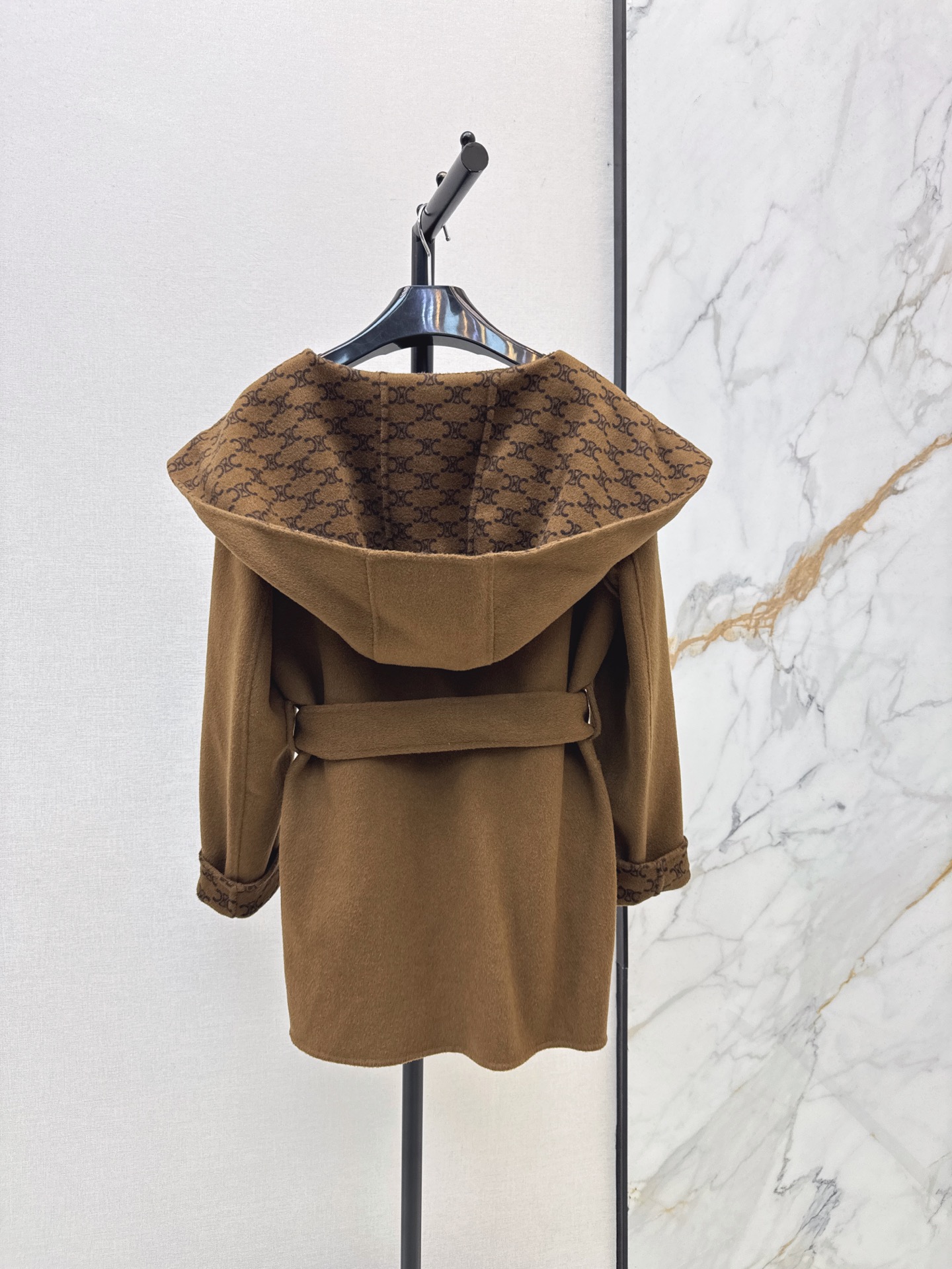 Celi 26fw cropped woolen overcoast