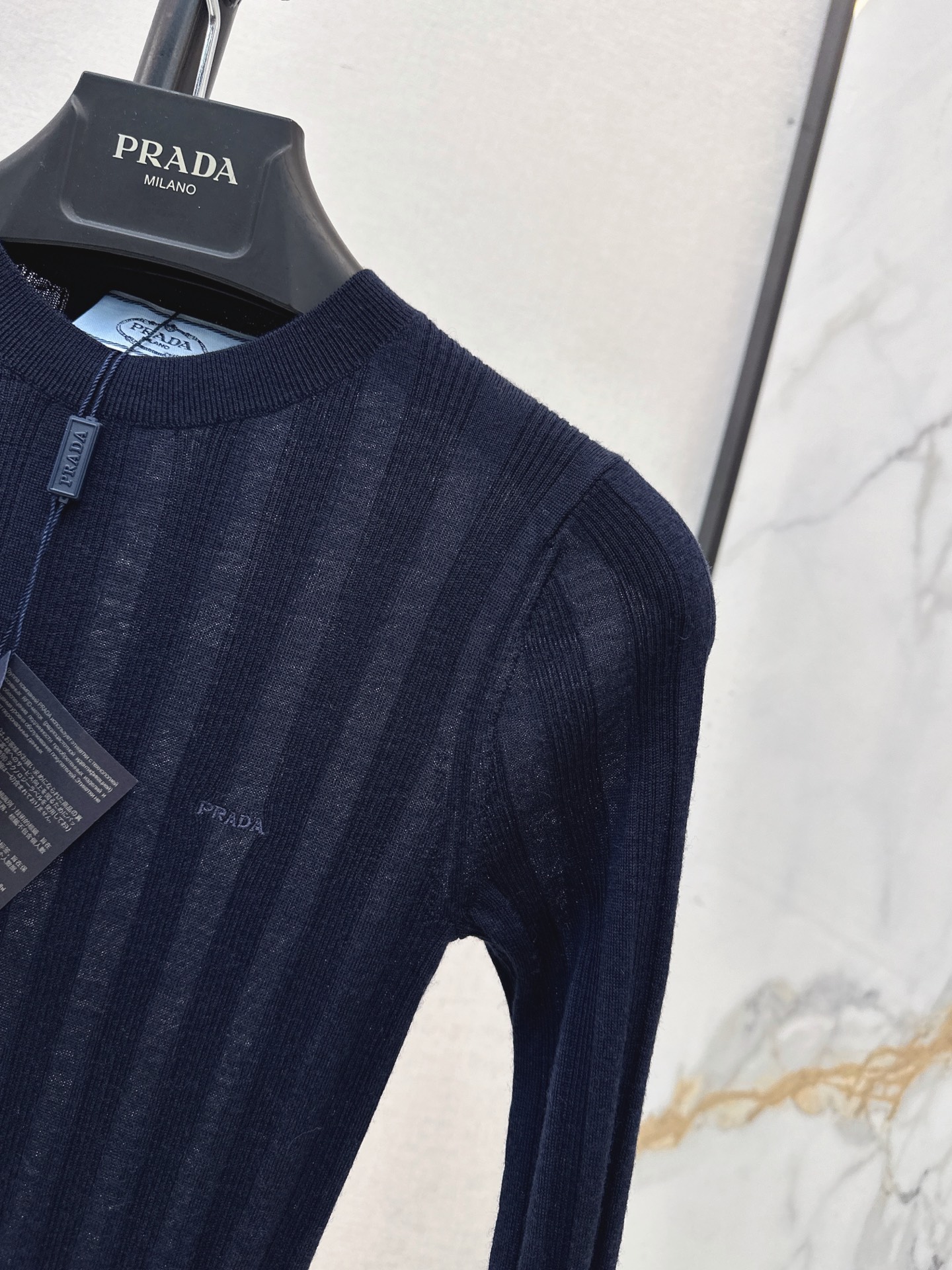 Pra 26fw knit basic tee