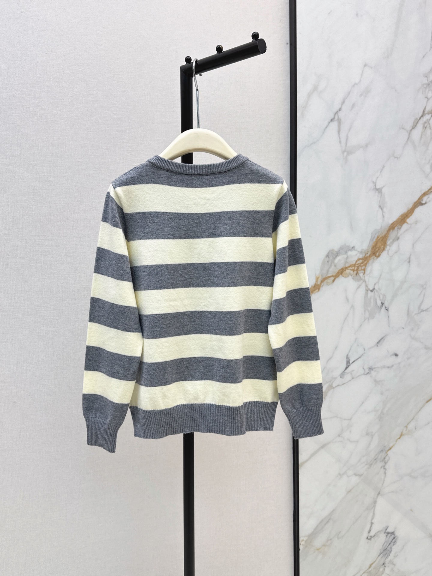Ralp 26fw stripe knit cardigan