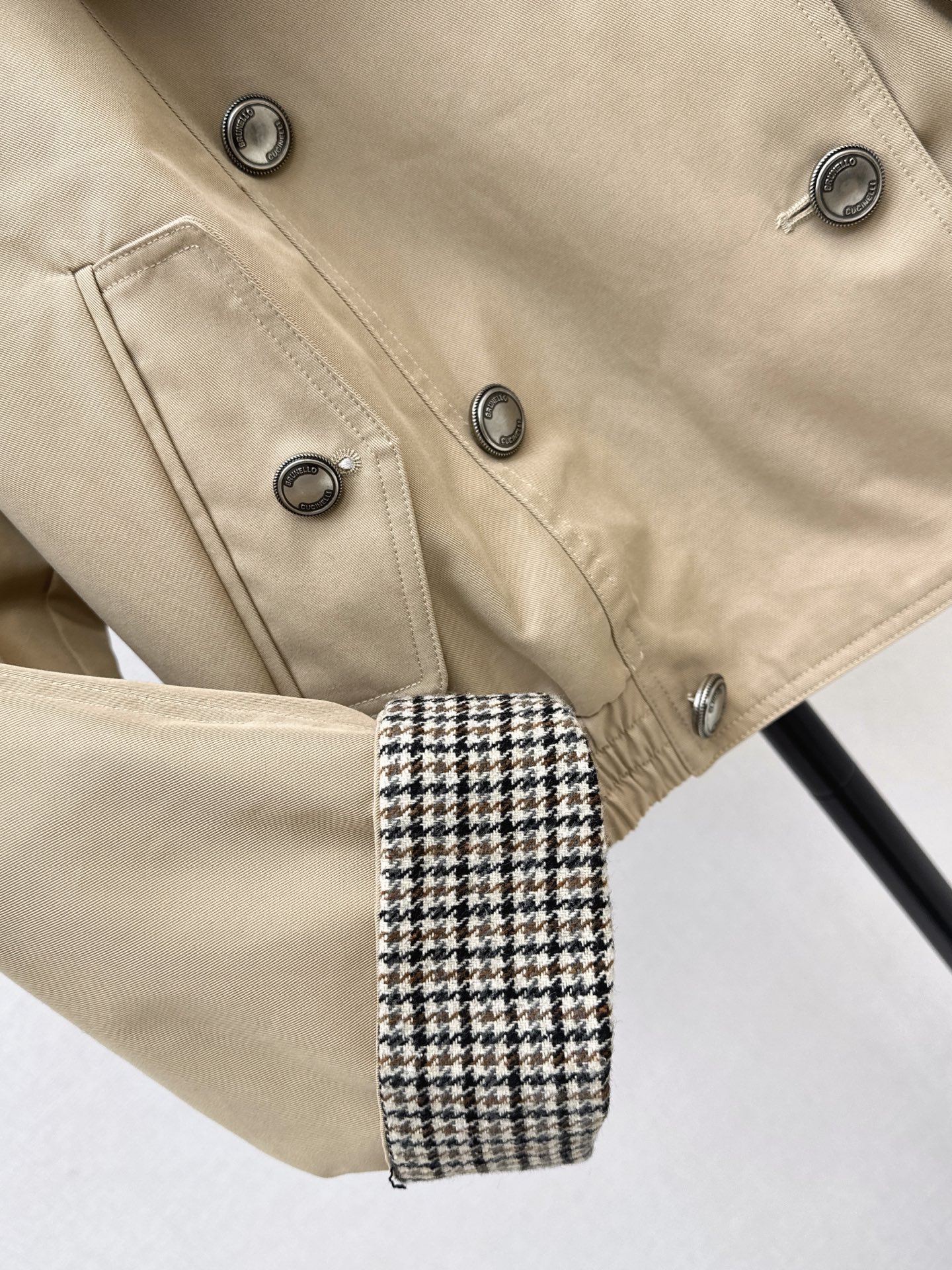 Brun 26fw cropped trench coats