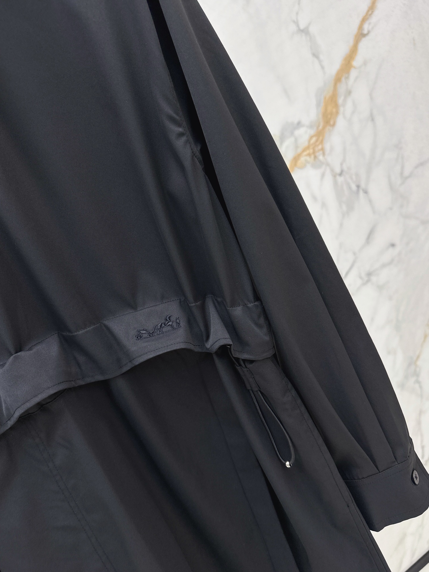 Her 26fw drawstring dress
