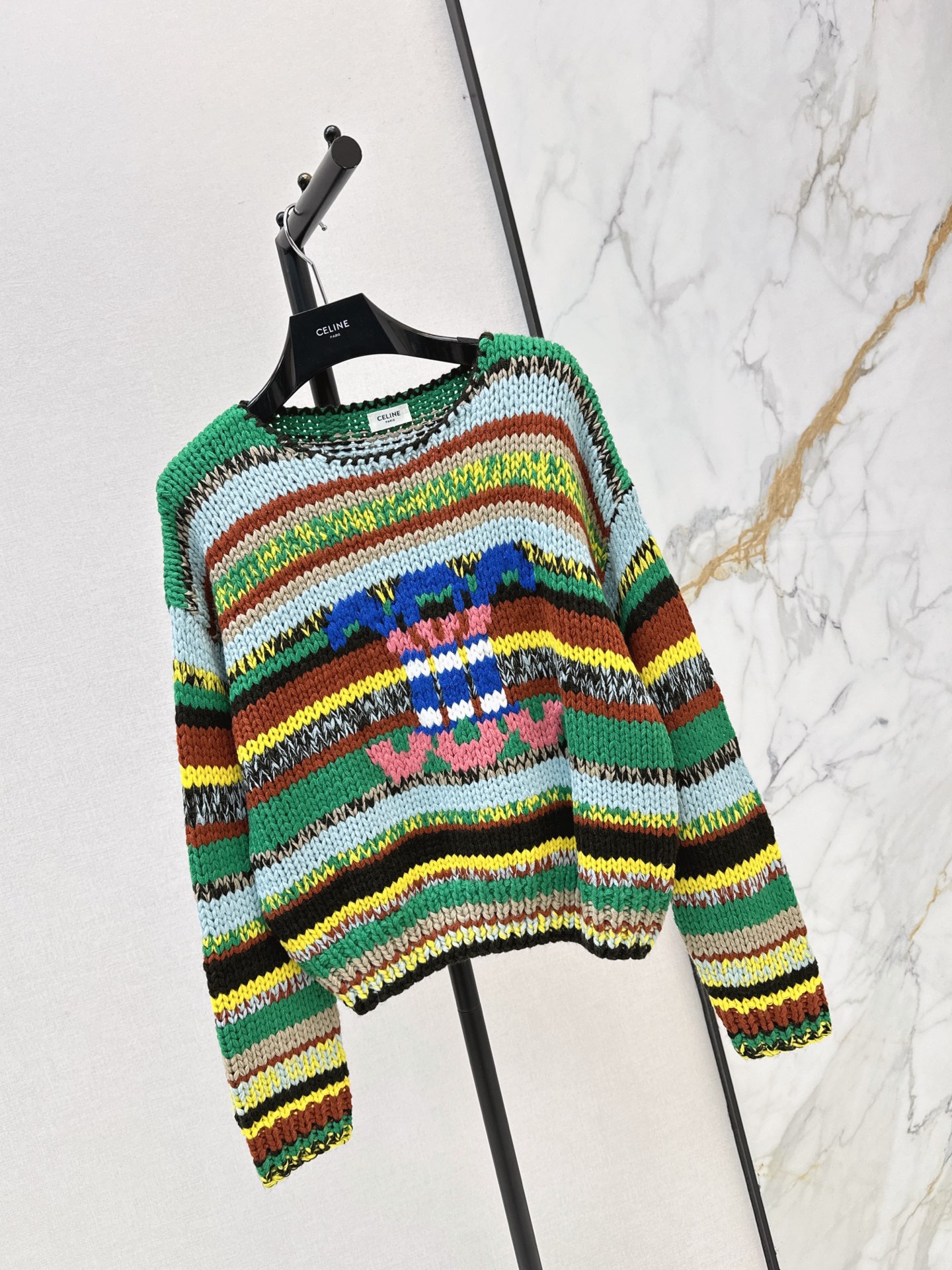 Celi 26fw jacquard cardigan