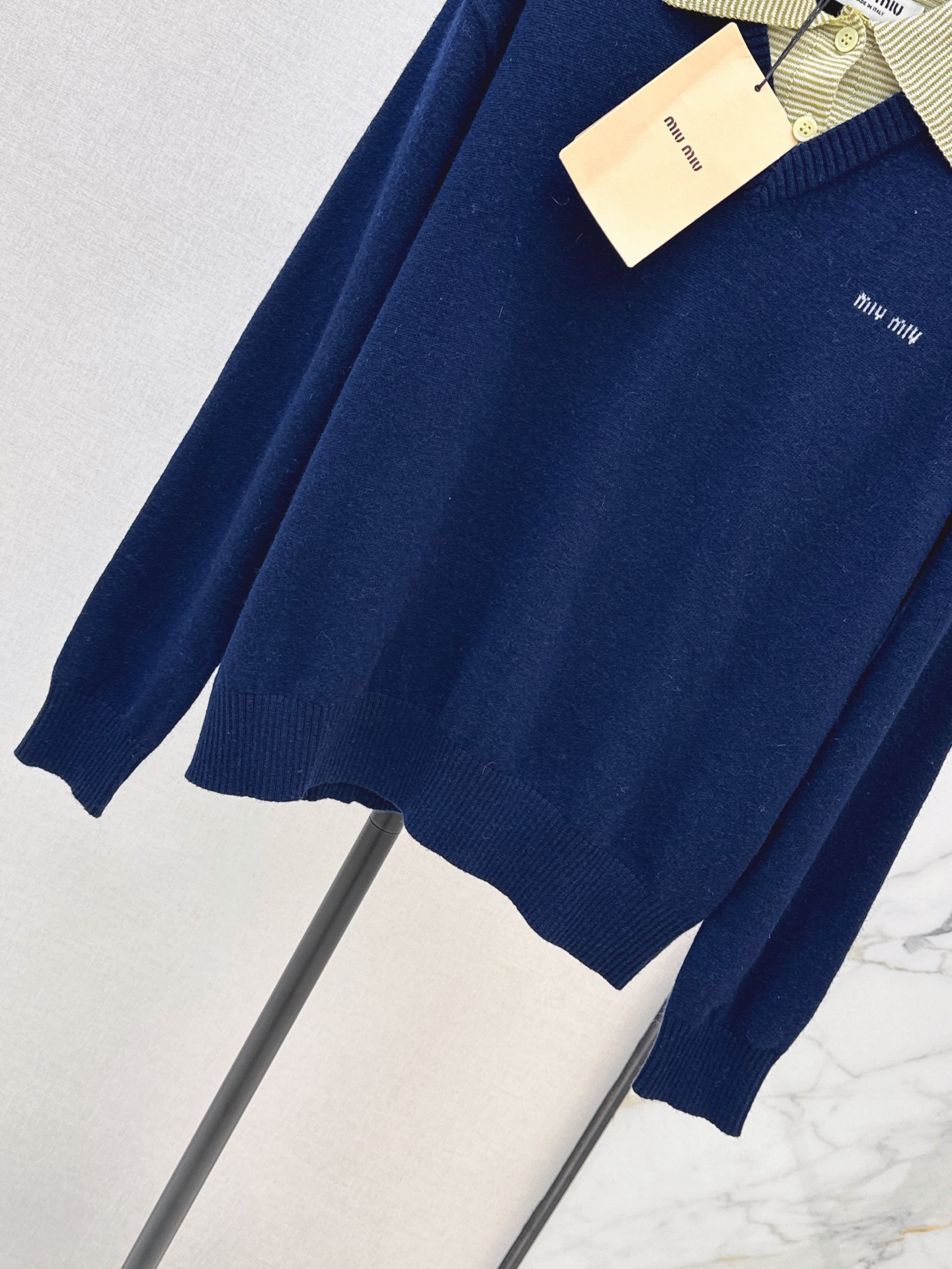 Miu 26fw 2in1 knitwear