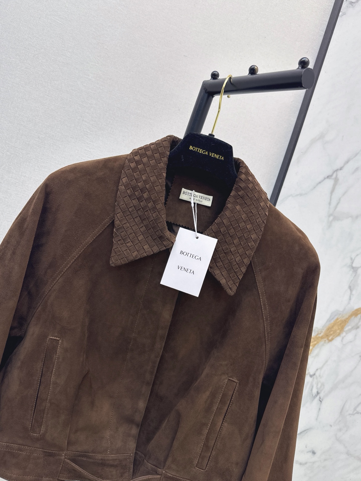 Bott 26fw suede leather jacket