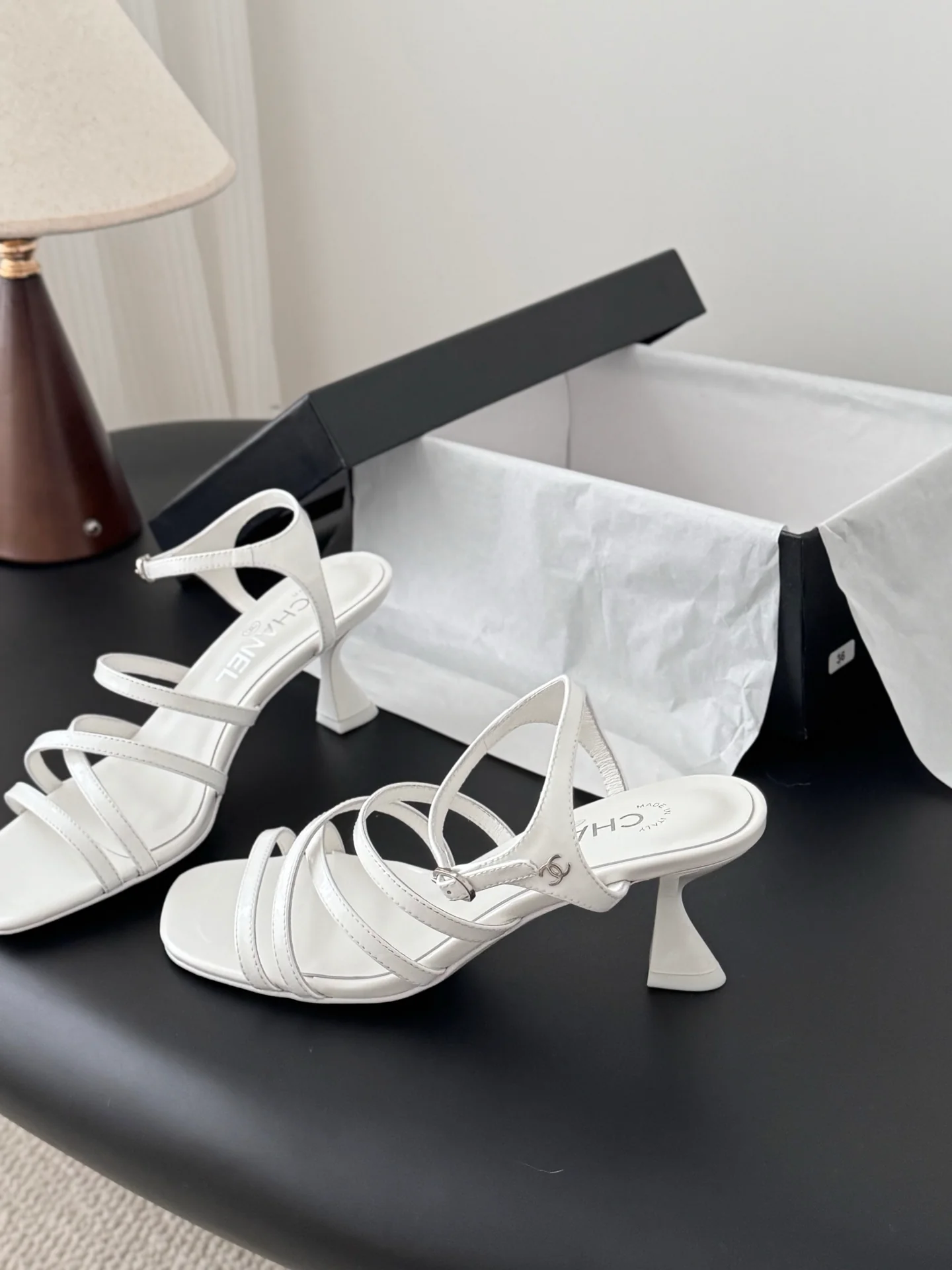Chan 25fw kitten sandals