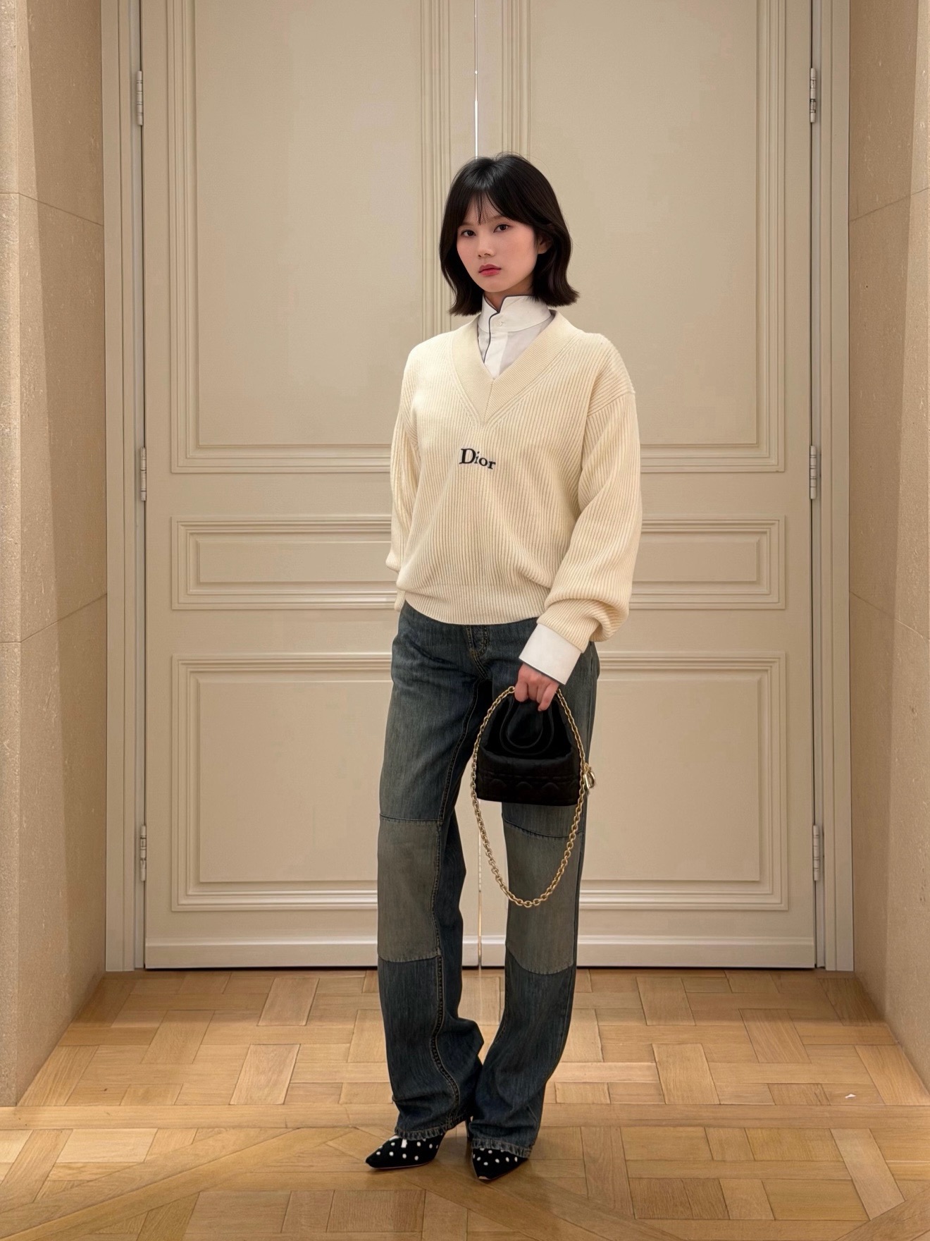 CD 26fw v-neck sweater