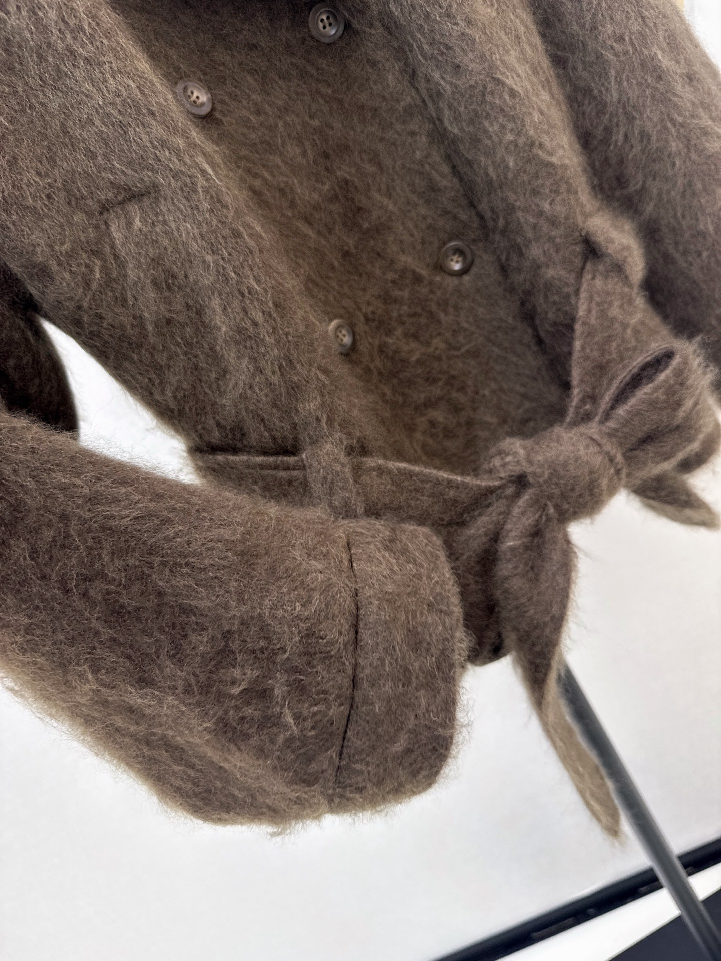 Max 26fw belted woolen jacket
