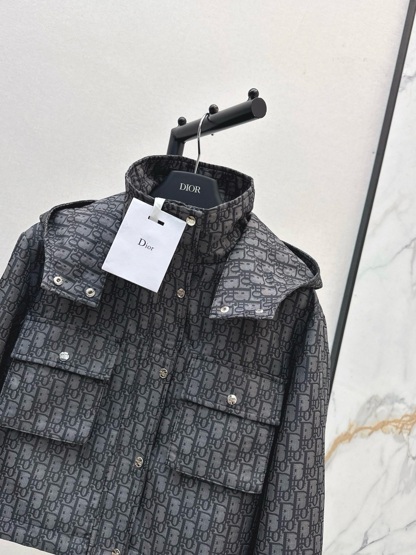 CD 26fw jacquard cropped jacket