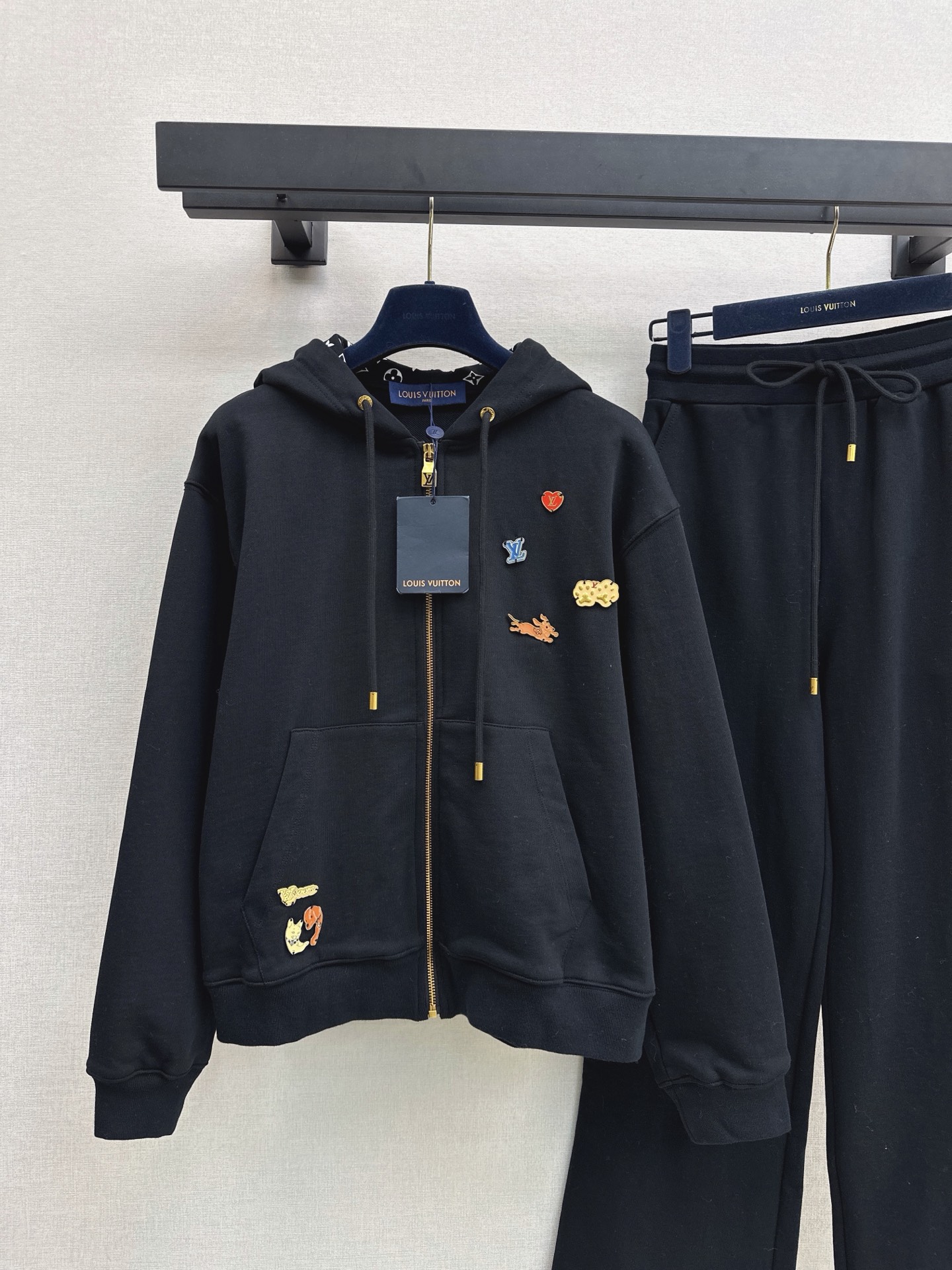 Loui 26fw hooded jacket pant sets