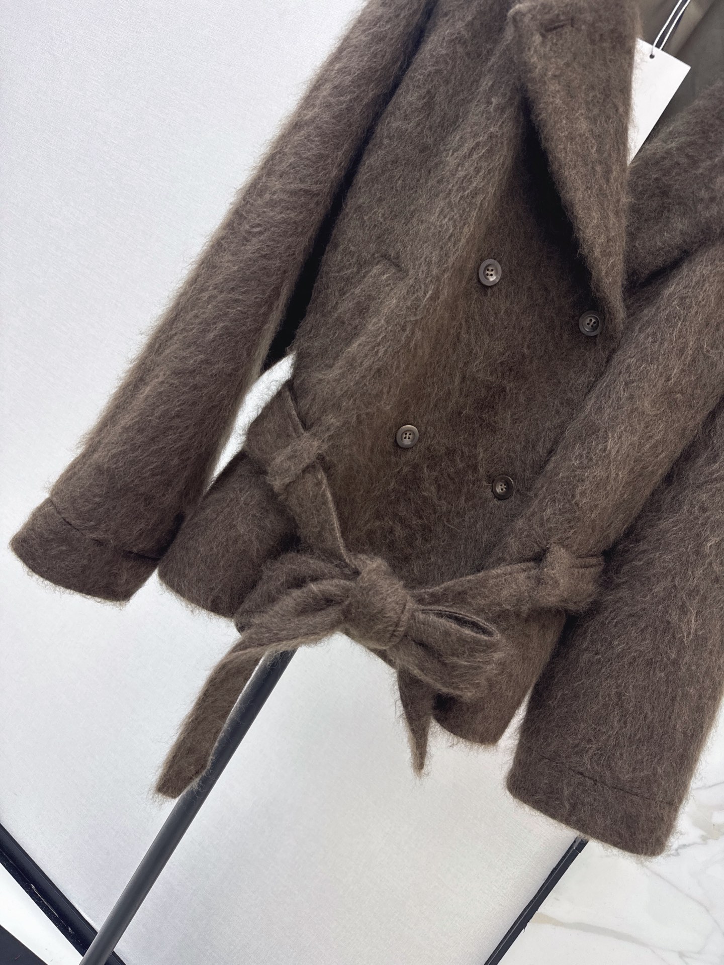 Max 26fw belted woolen jacket