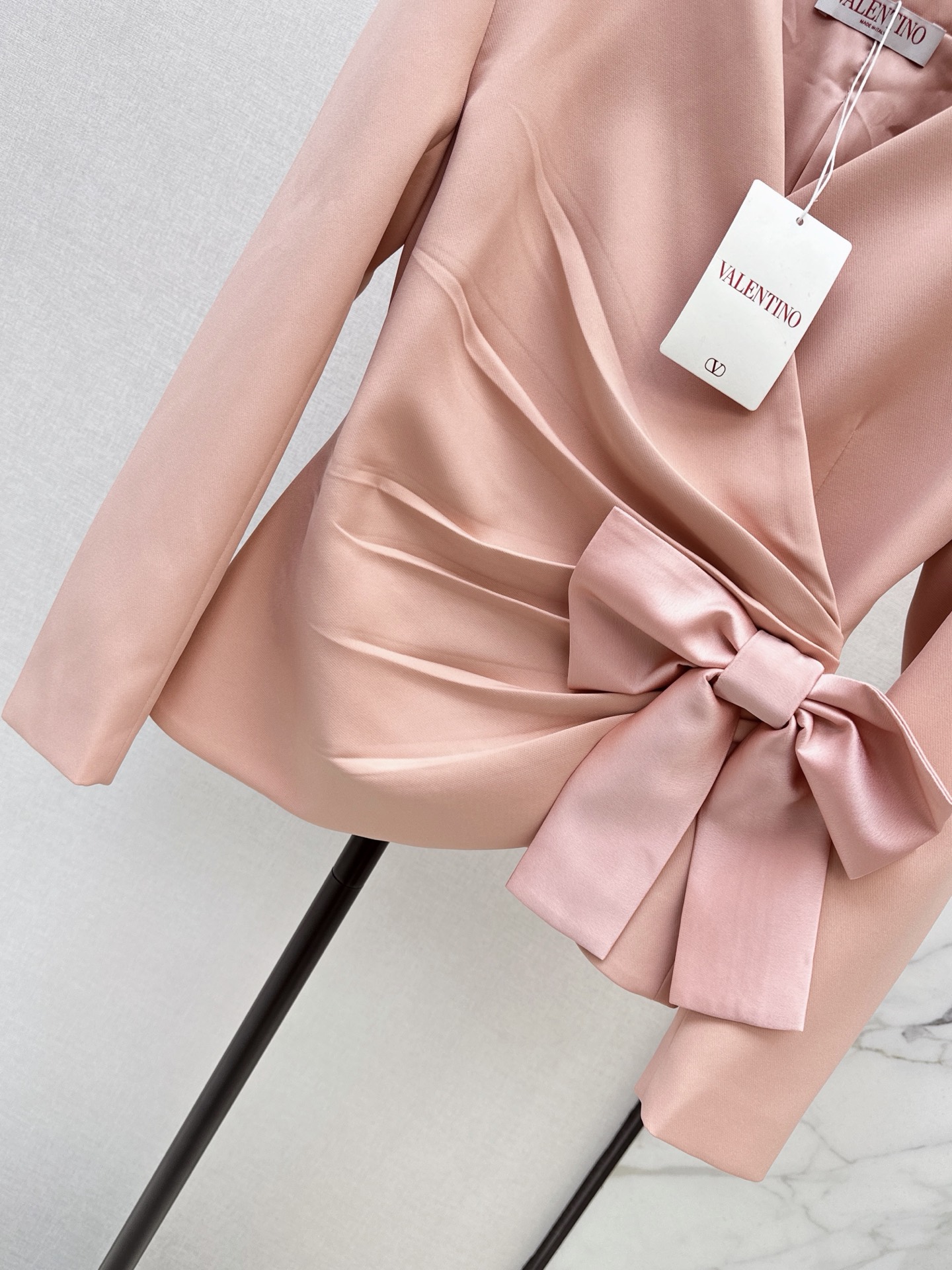 Valen 26fw V-Neck Wrap Bow-Waist Jacket
