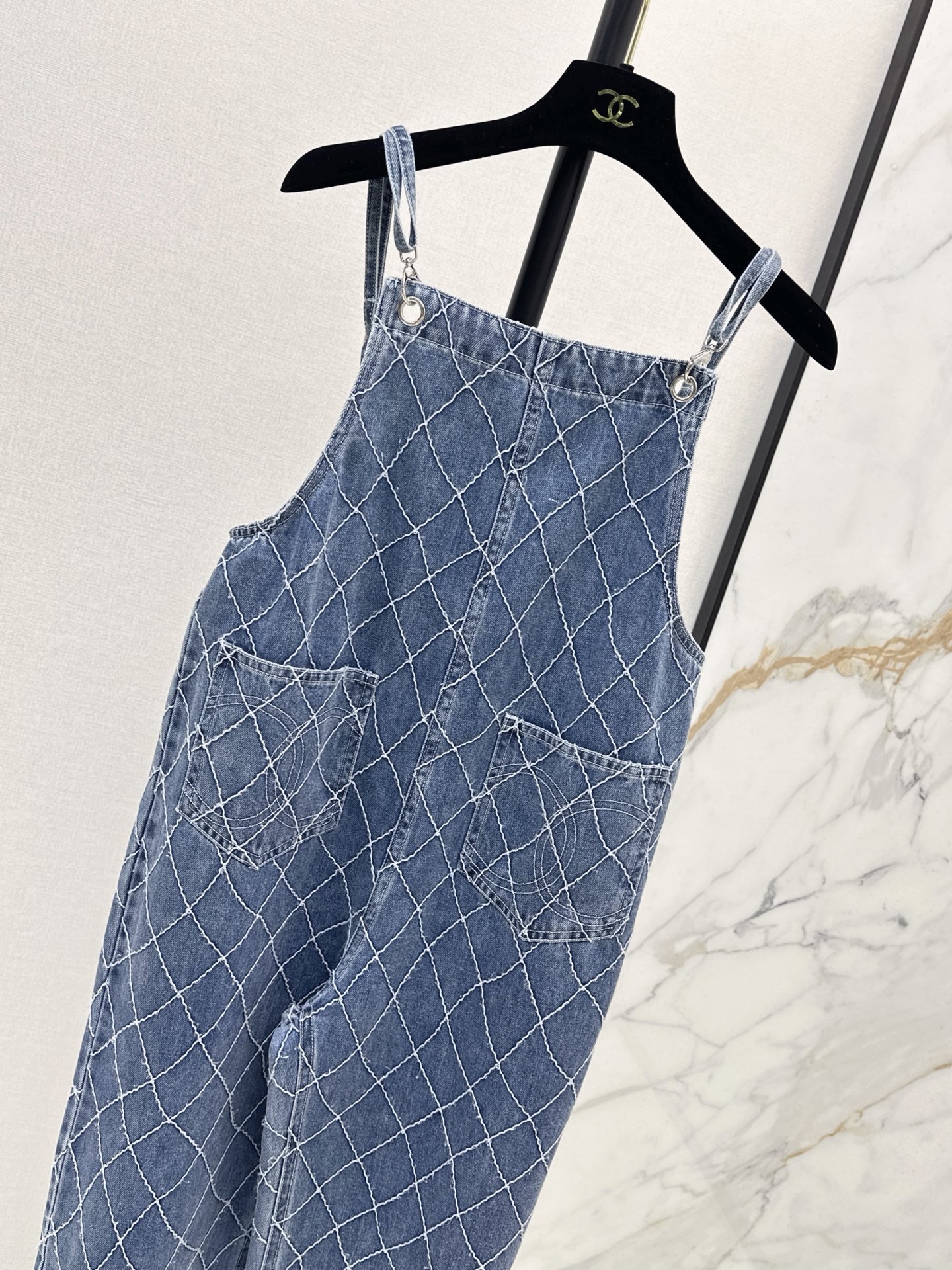 Chan 26fw denim jumpsuit