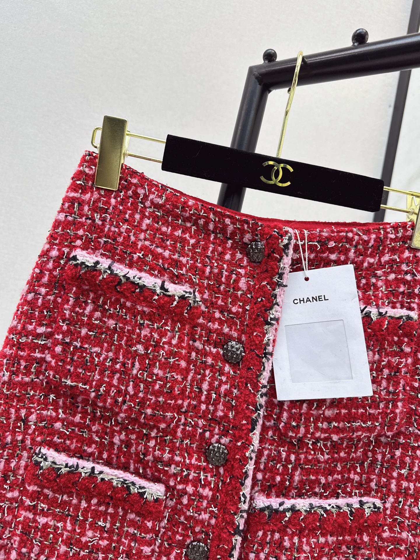 Chan 26fw tweed skirt