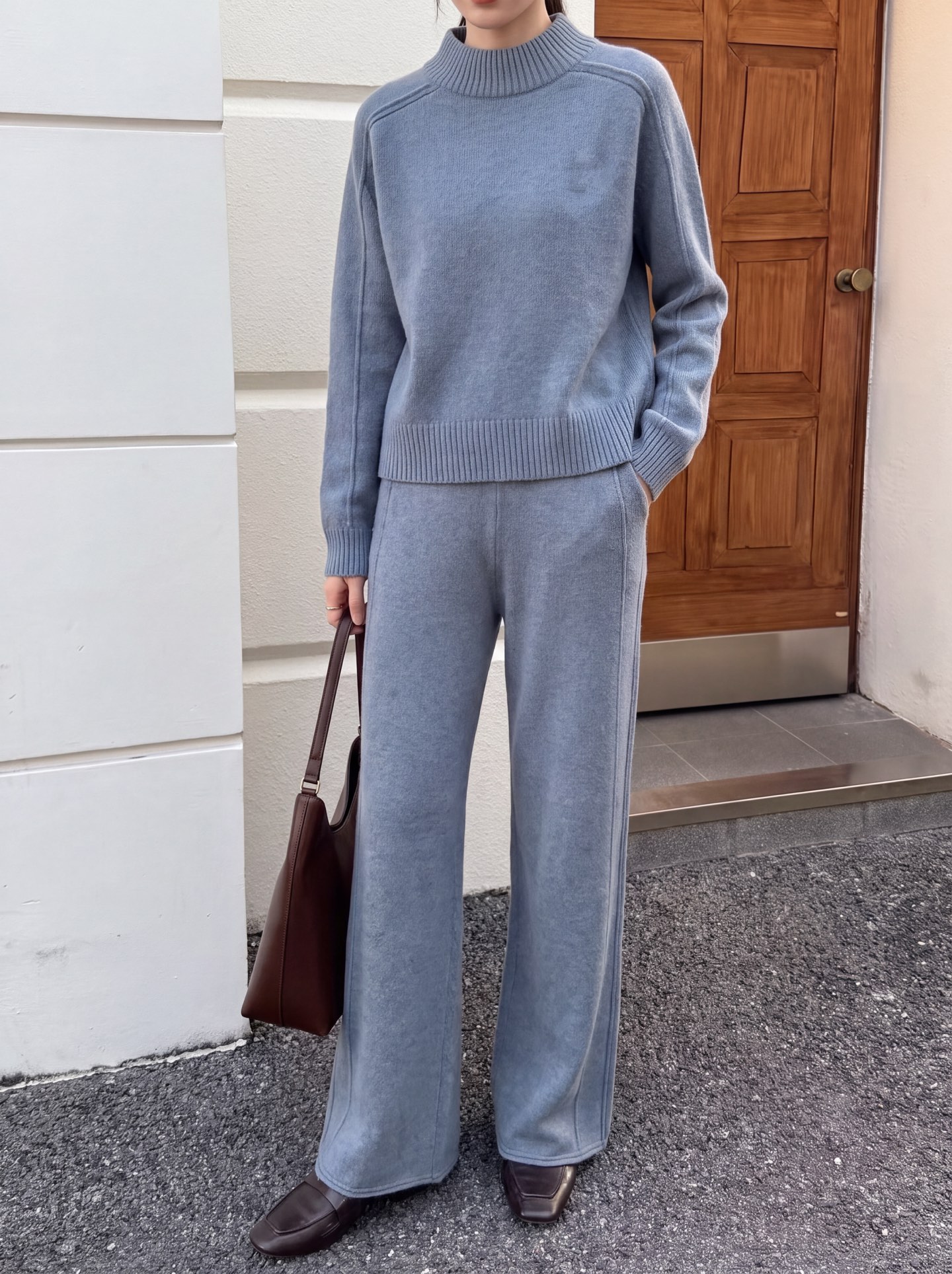 Ralp 26fw wool sweater pants sets
