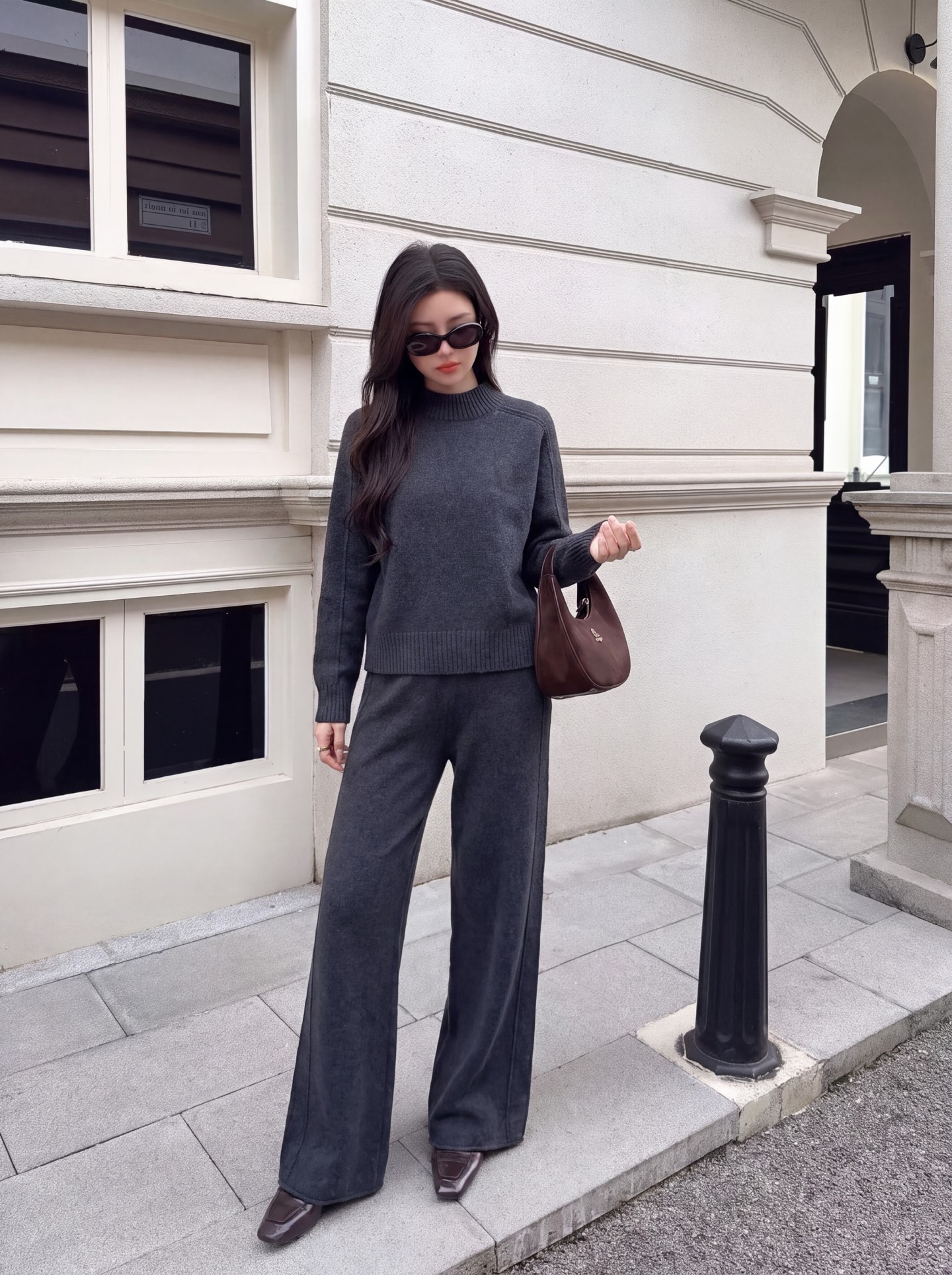 Ralp 26fw wool sweater pants sets