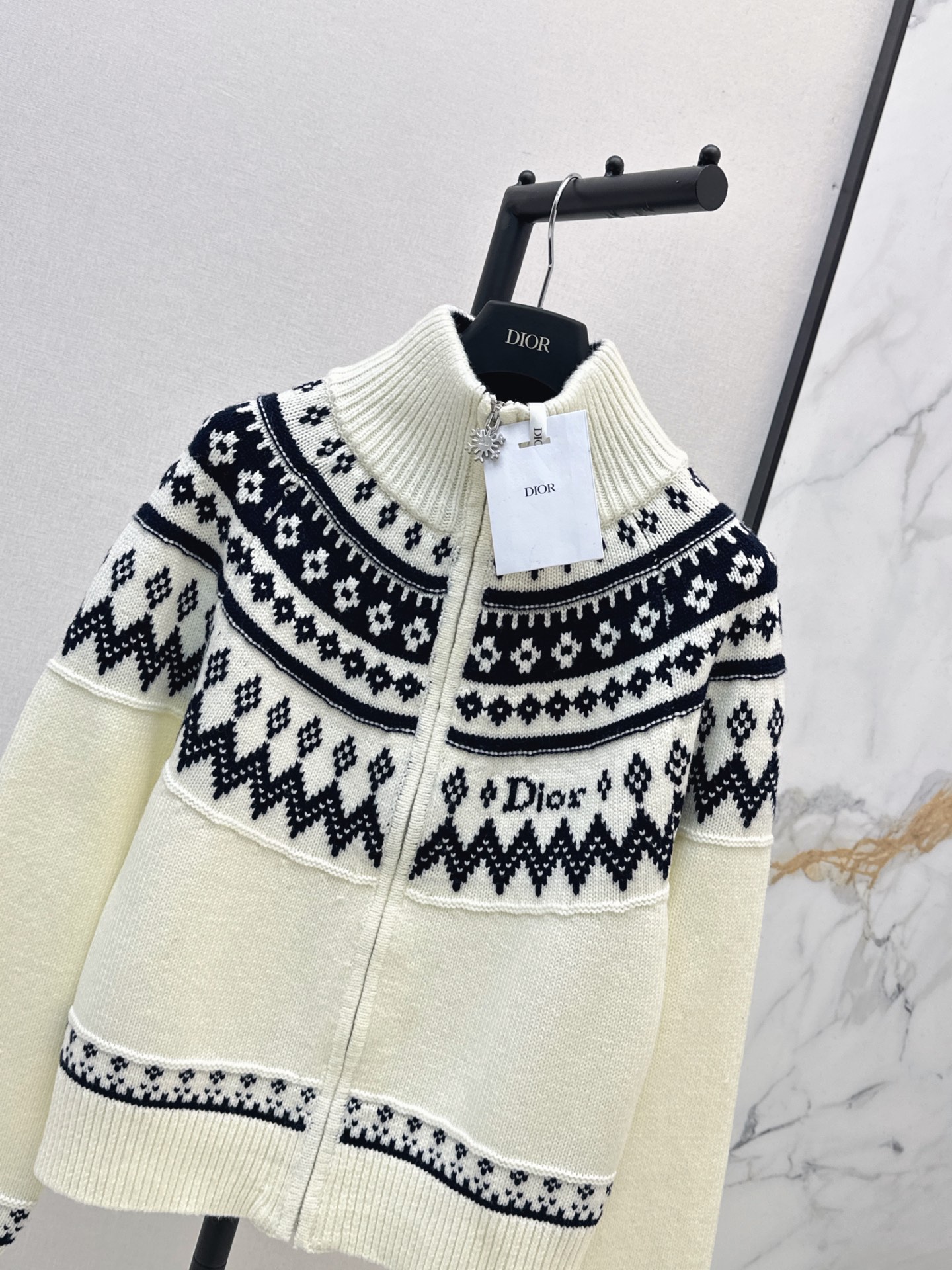 CD 26fw fair isle knit jacket