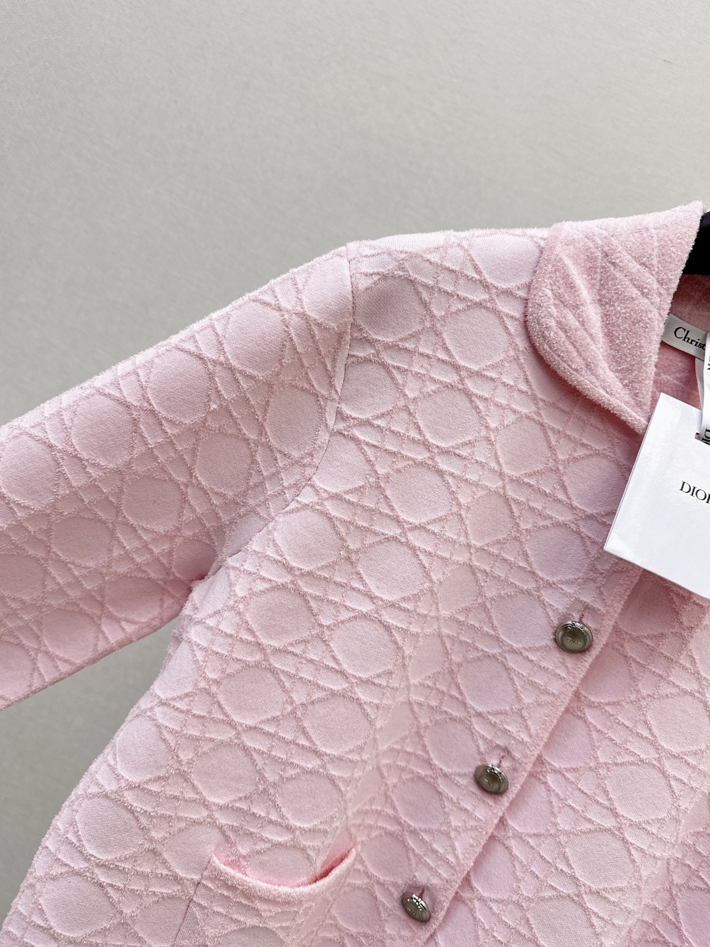 CD 26fw check jacquard jacket