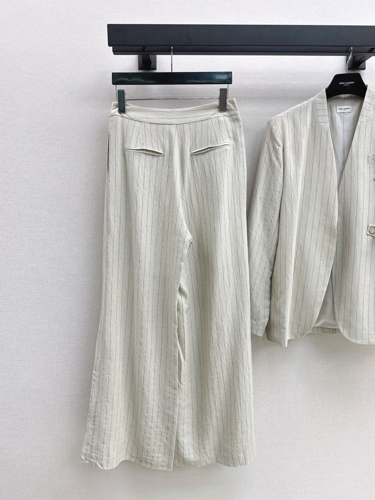 Sain 26fw v-neck blazer wide-leg pants sets
