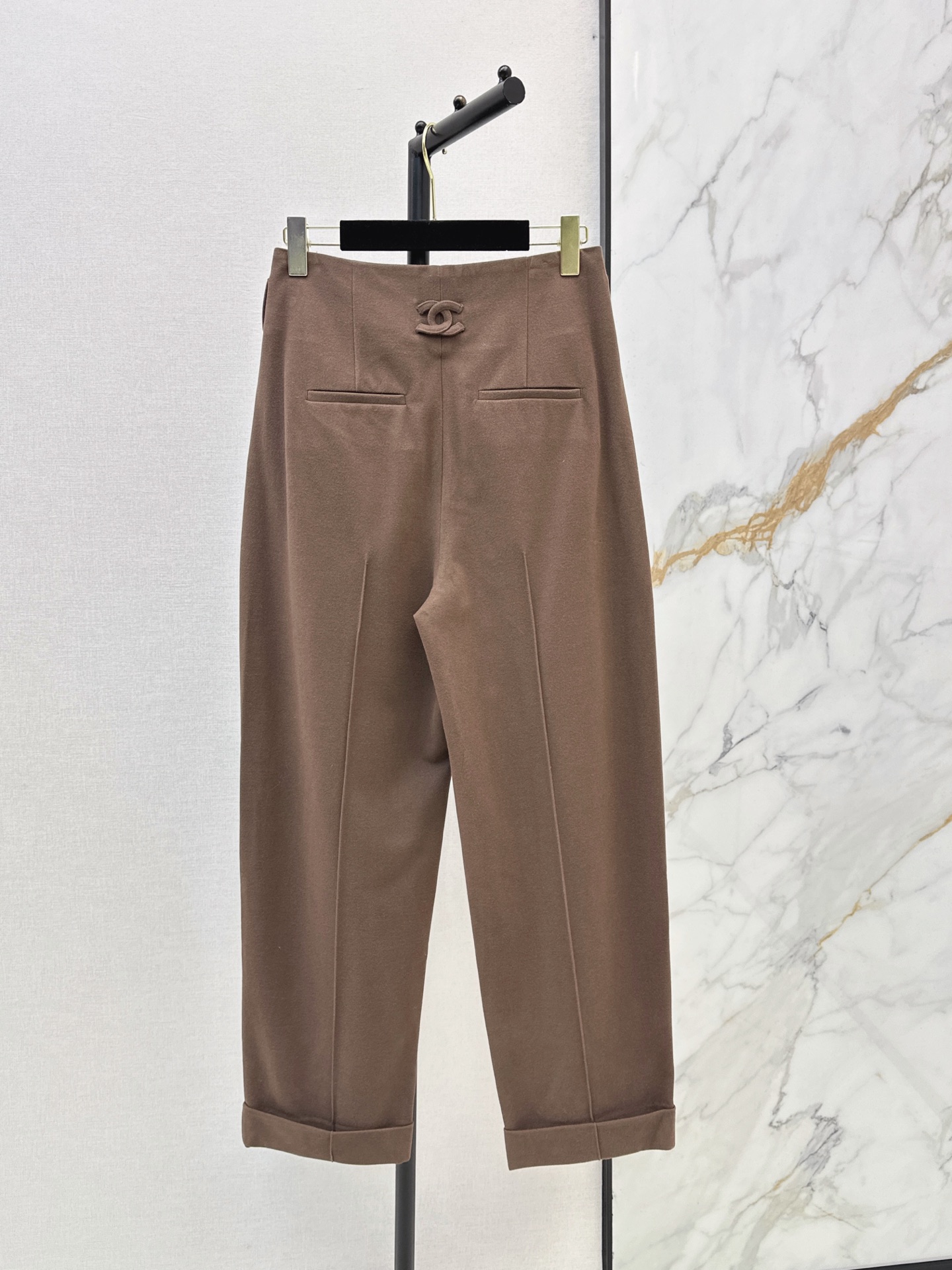 Chan 26fw wool wide-leg pants