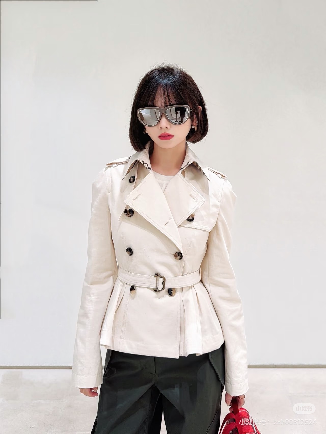 Bur 26fw belted trench coats