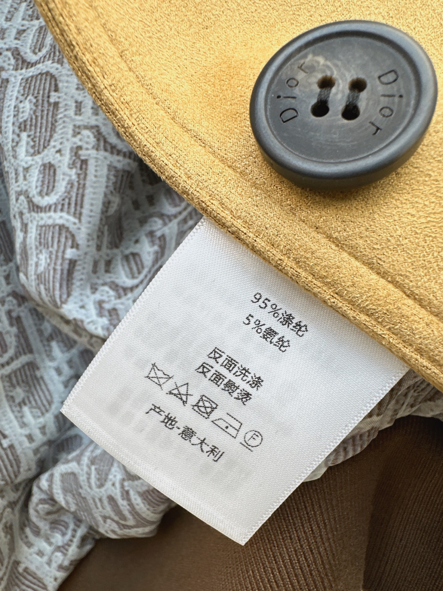 CD 26fw suede fleece zipper jacket