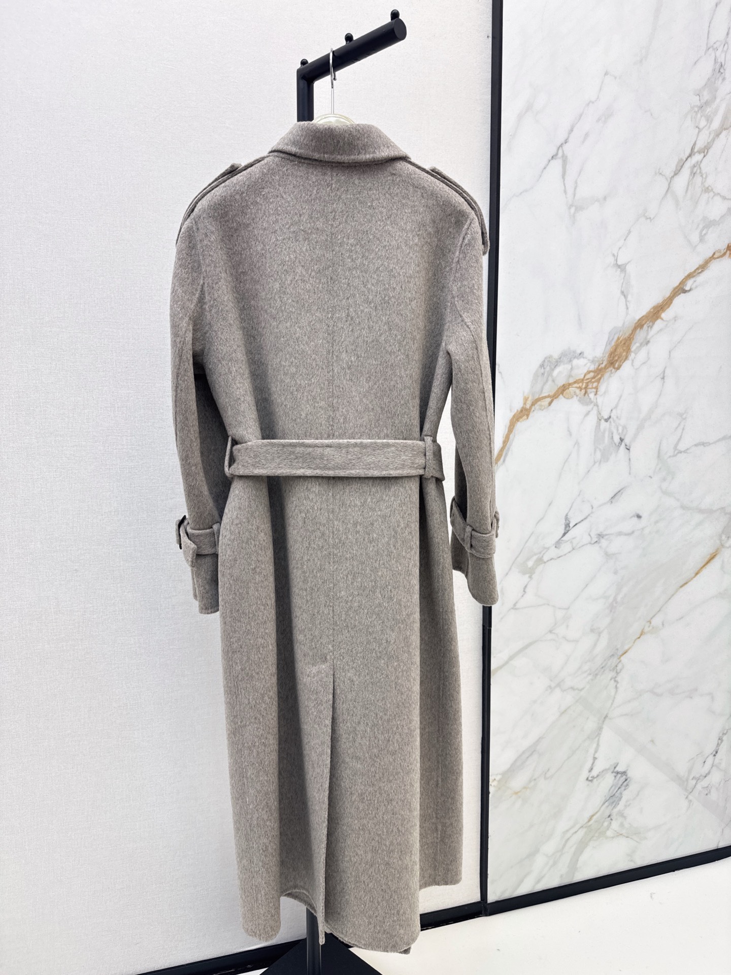 Brun 26fw woolen belted overcoats