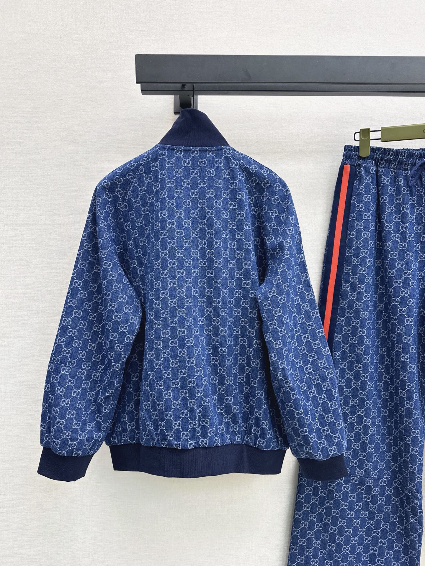 Guc 26fw jacquard denim jacket pants sets