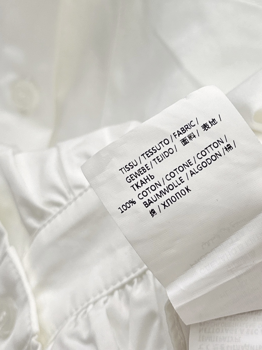 Sain 26fw ruffle shirt