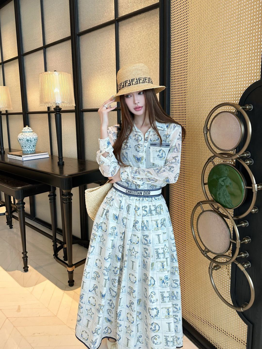 CD 26ss print skirt