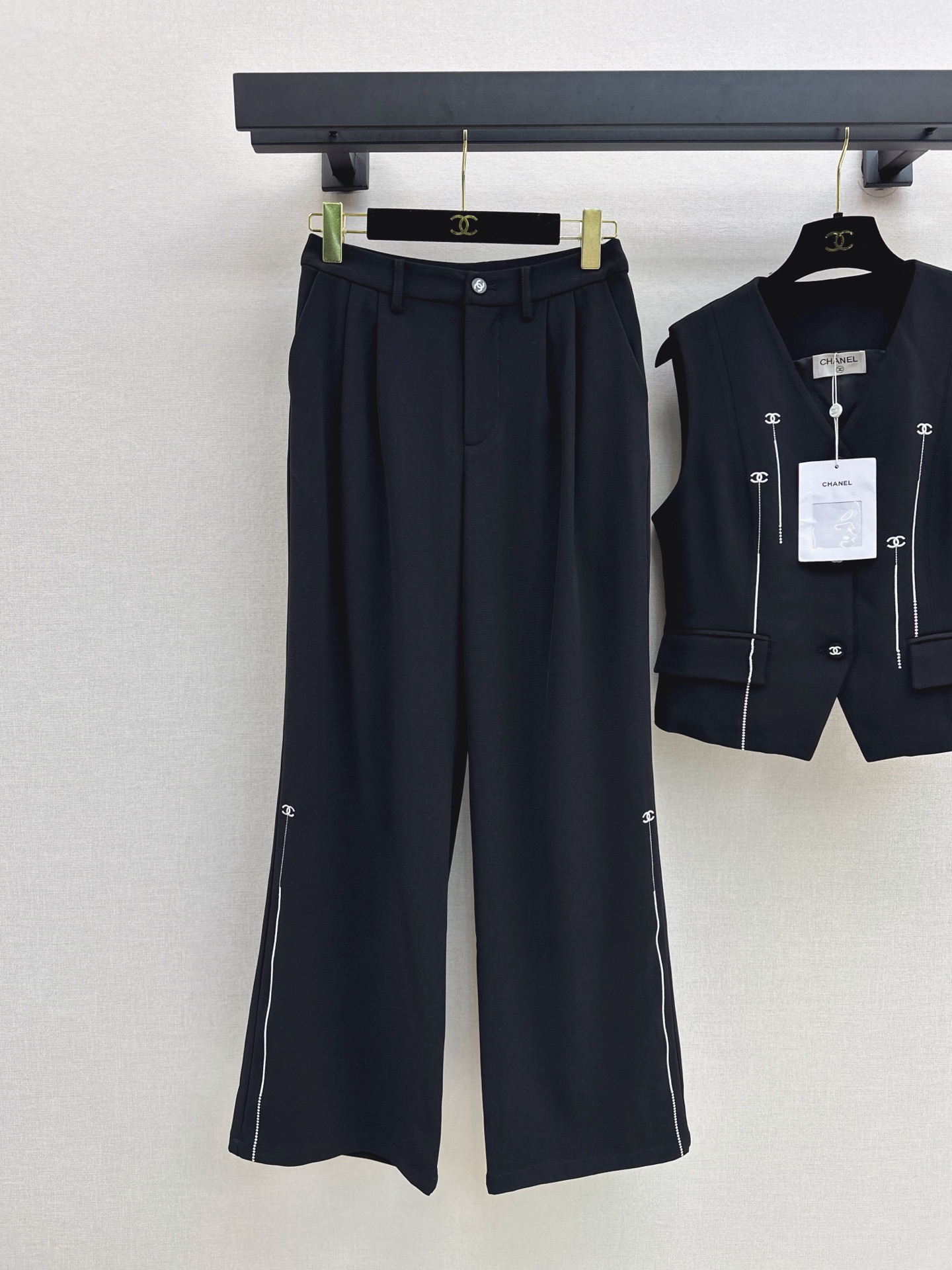 Chan 26fw vest pants sets