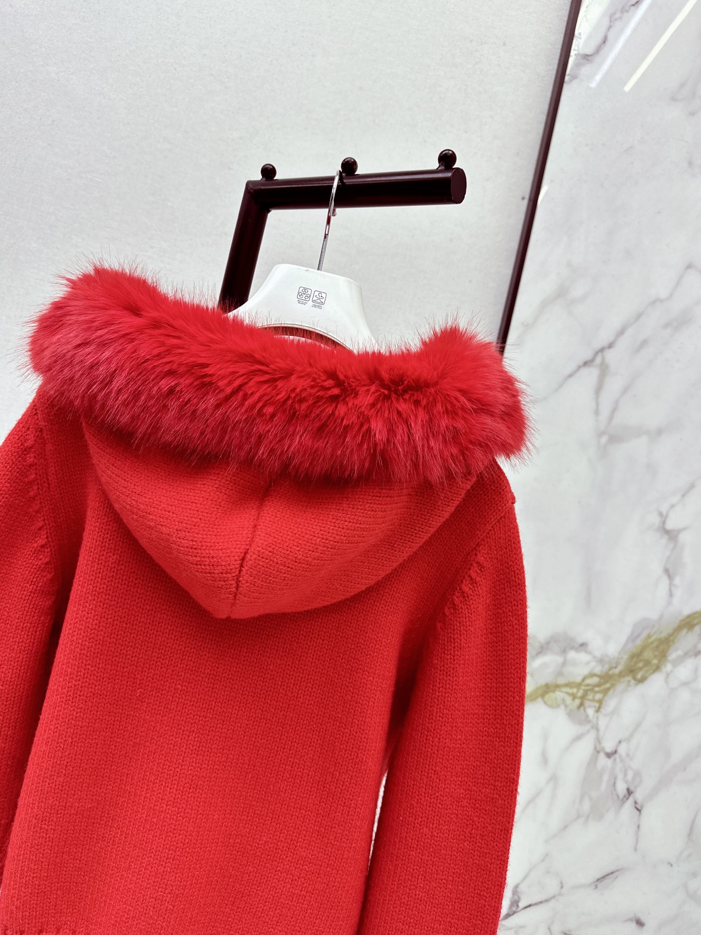 Monc 26fw hooded knit jacket