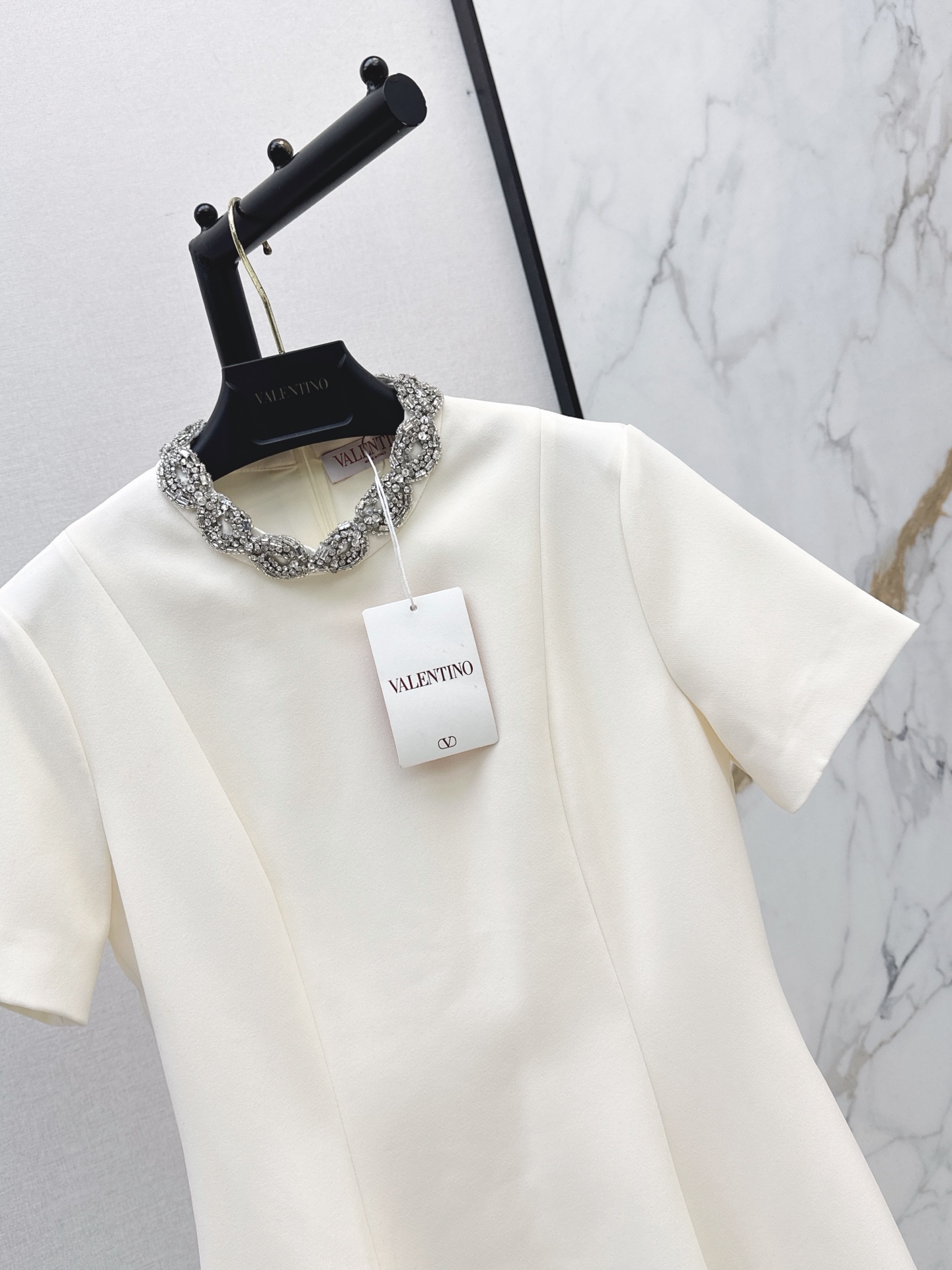 Valen 26fw rhinestone dress