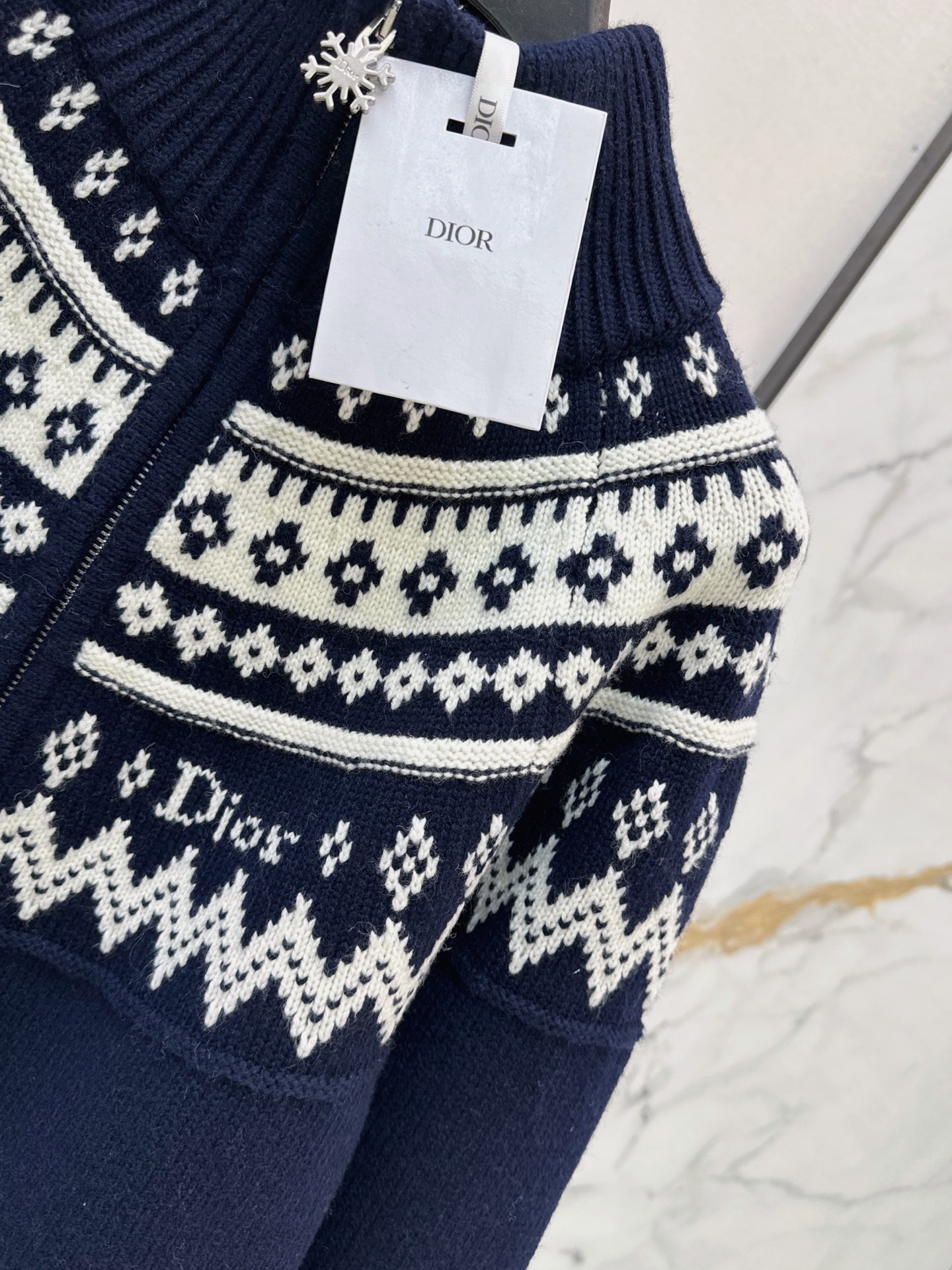 CD 26fw fair isle knit jacket