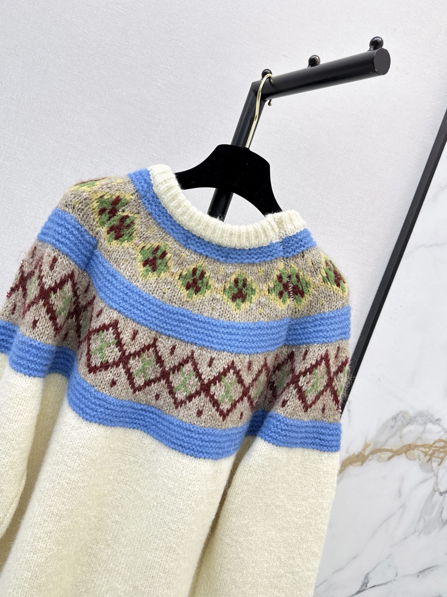 Chan 26fw jacquard sweater