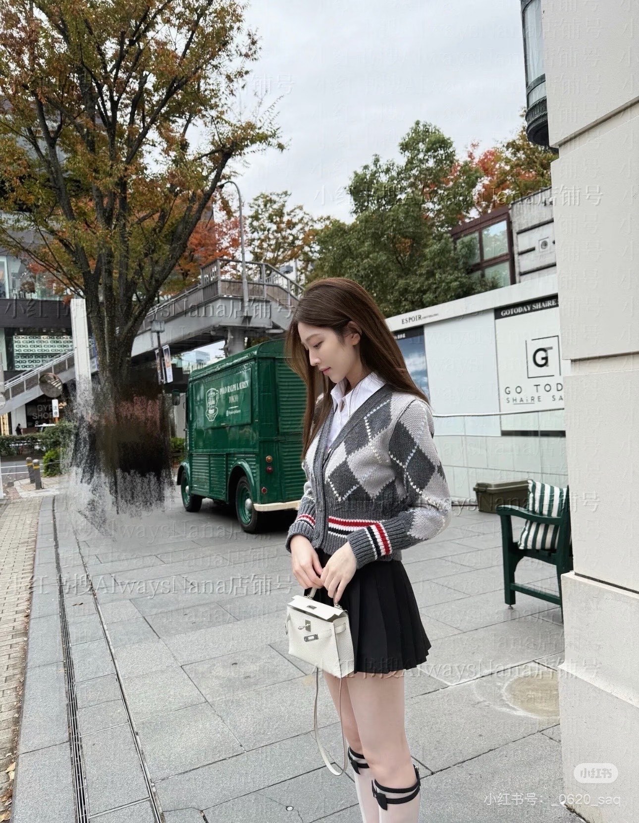 Thom 26fw jacquard knit cardigan