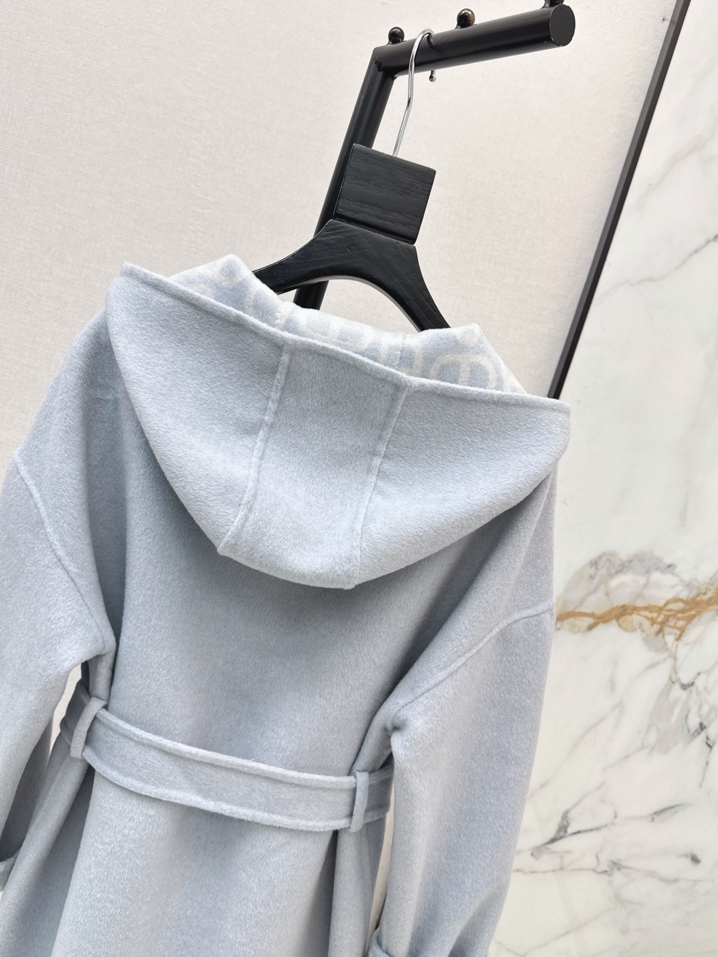 Her 26fw cashmere hooded overcoats