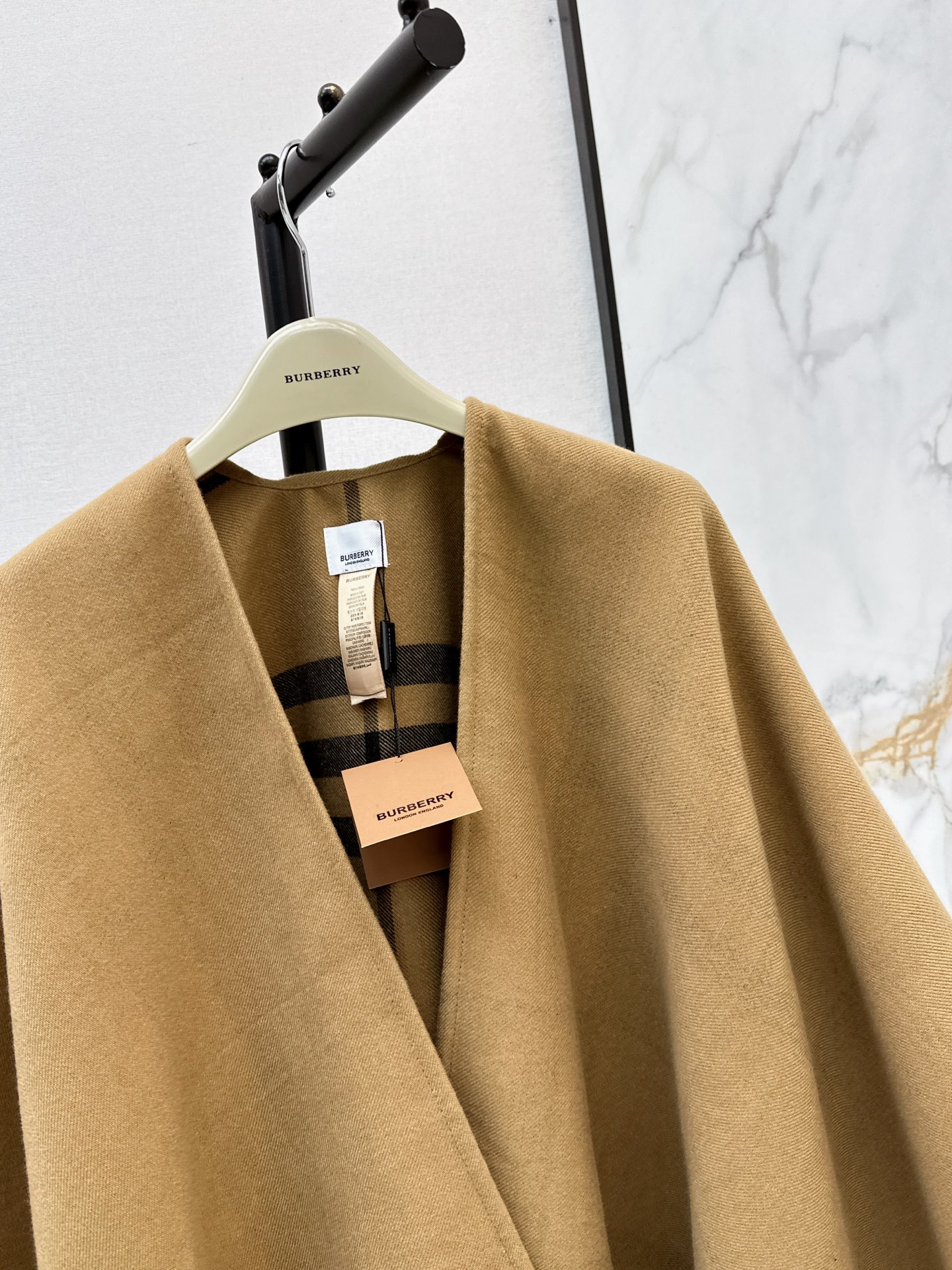 BUR 26fw cashmere shwals cape