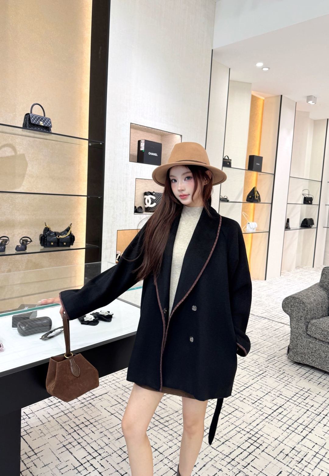 Loui 26fw belted wrap coats