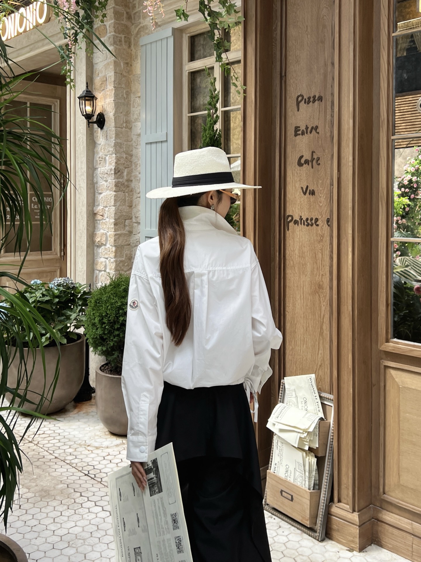 Monc 26fw drawstring jacket