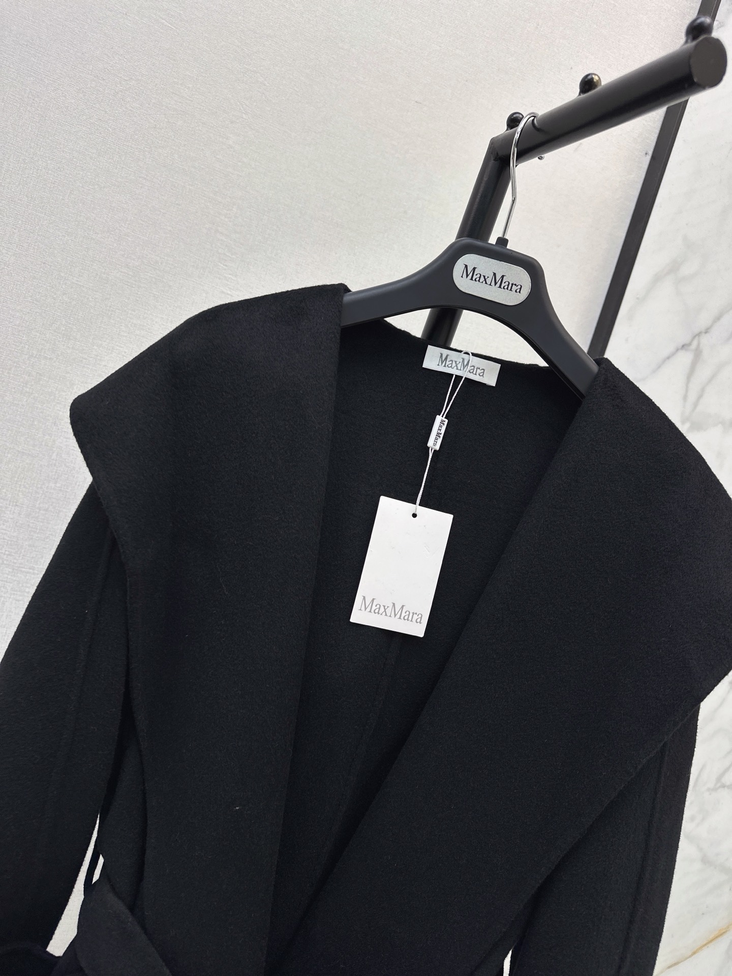 Max 26fw woolen hooded overcoats